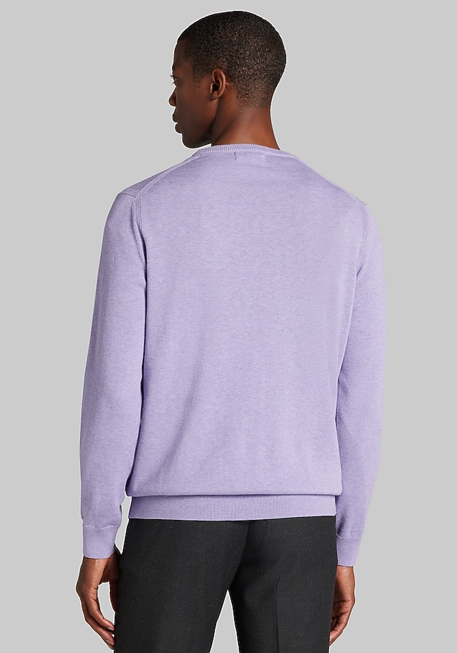 Jos. A. Bank Tailored Fit Pima Cotton Crew Neck Sweater - Jos. A