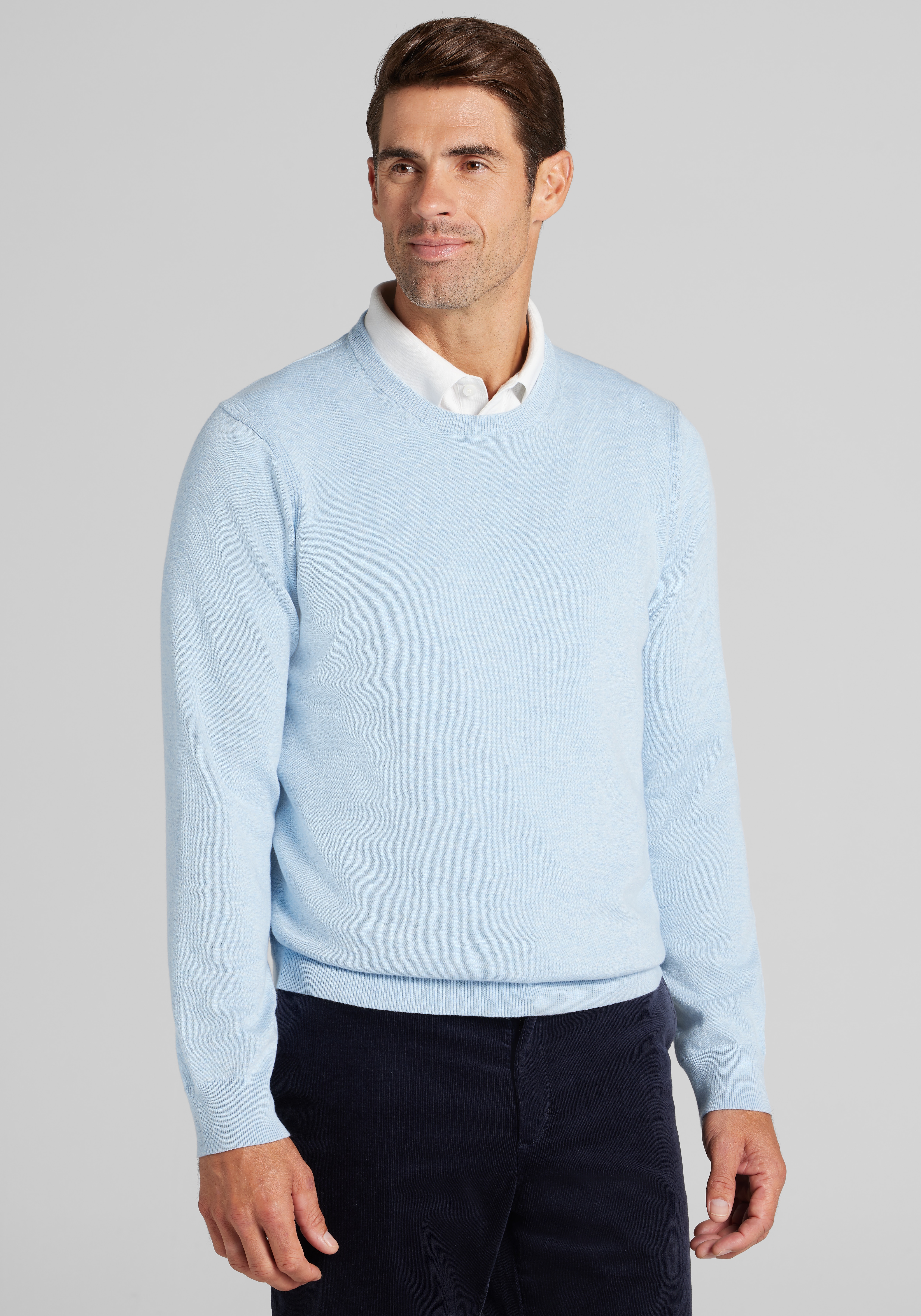 Men's Sweaters, Jos. A. Bank Tailored Fit Crew Neck Sweater - Jos A Bank