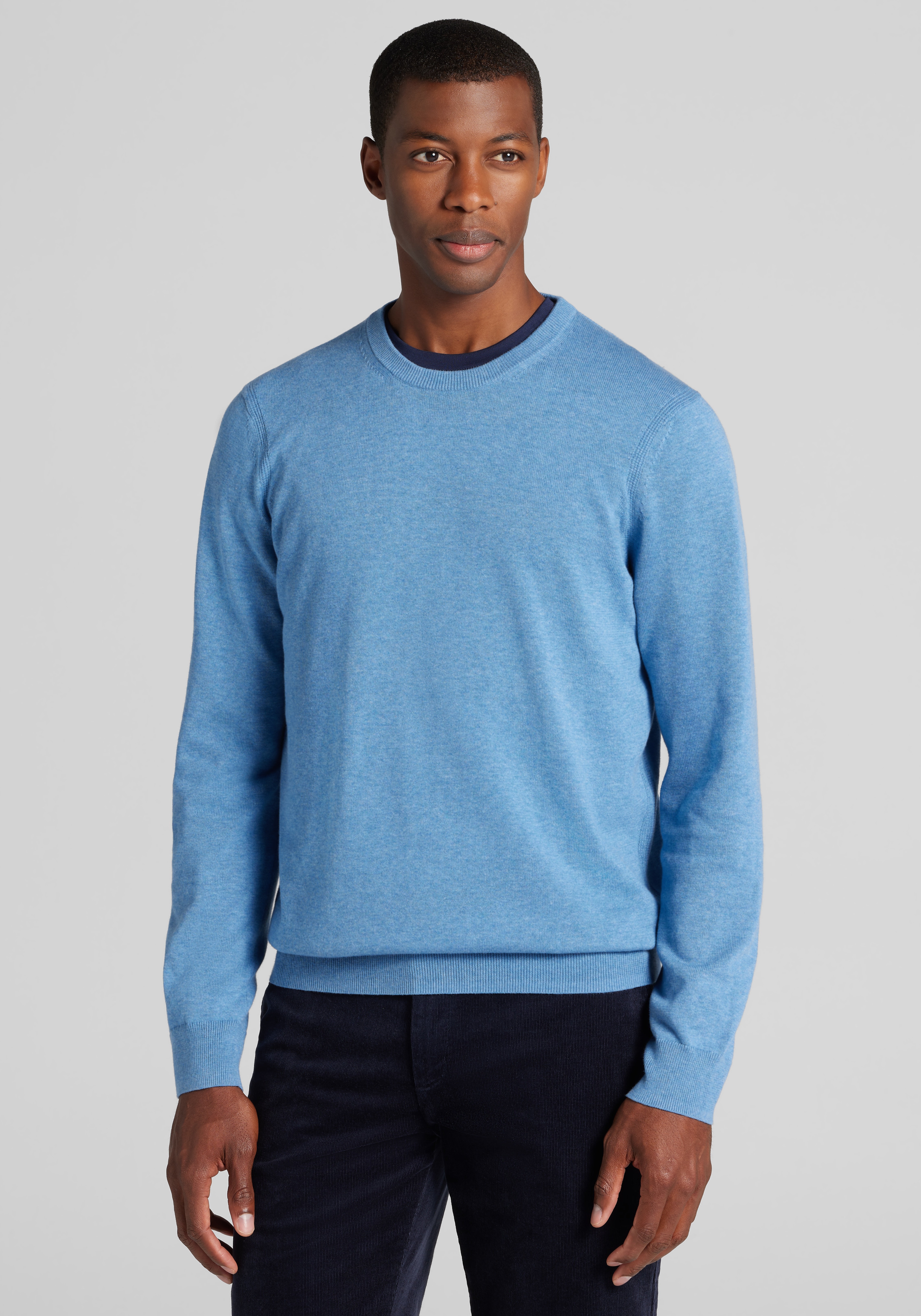 Men's Sweaters, Jos. A. Bank Tailored Fit Crew Neck Sweater - Jos A Bank