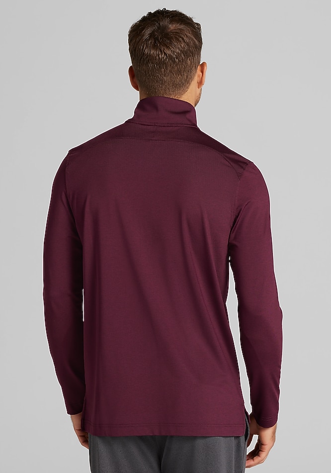 Traveler Collection Tailored Fit Performance Space-Dyed 1/4 Zip