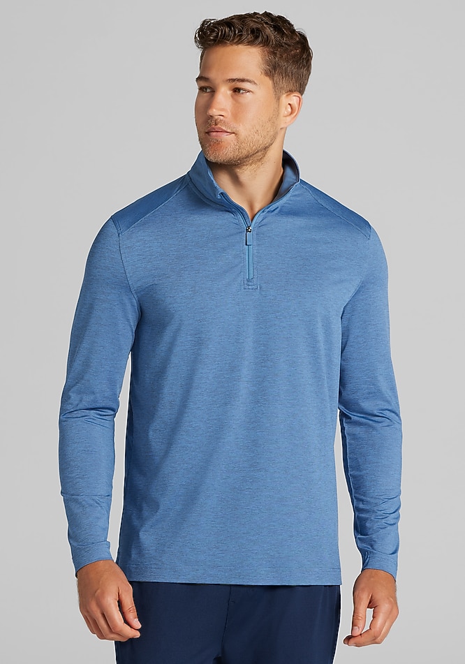 Traveler Collection Tailored Fit Performance Space-Dyed 1/4 Zip