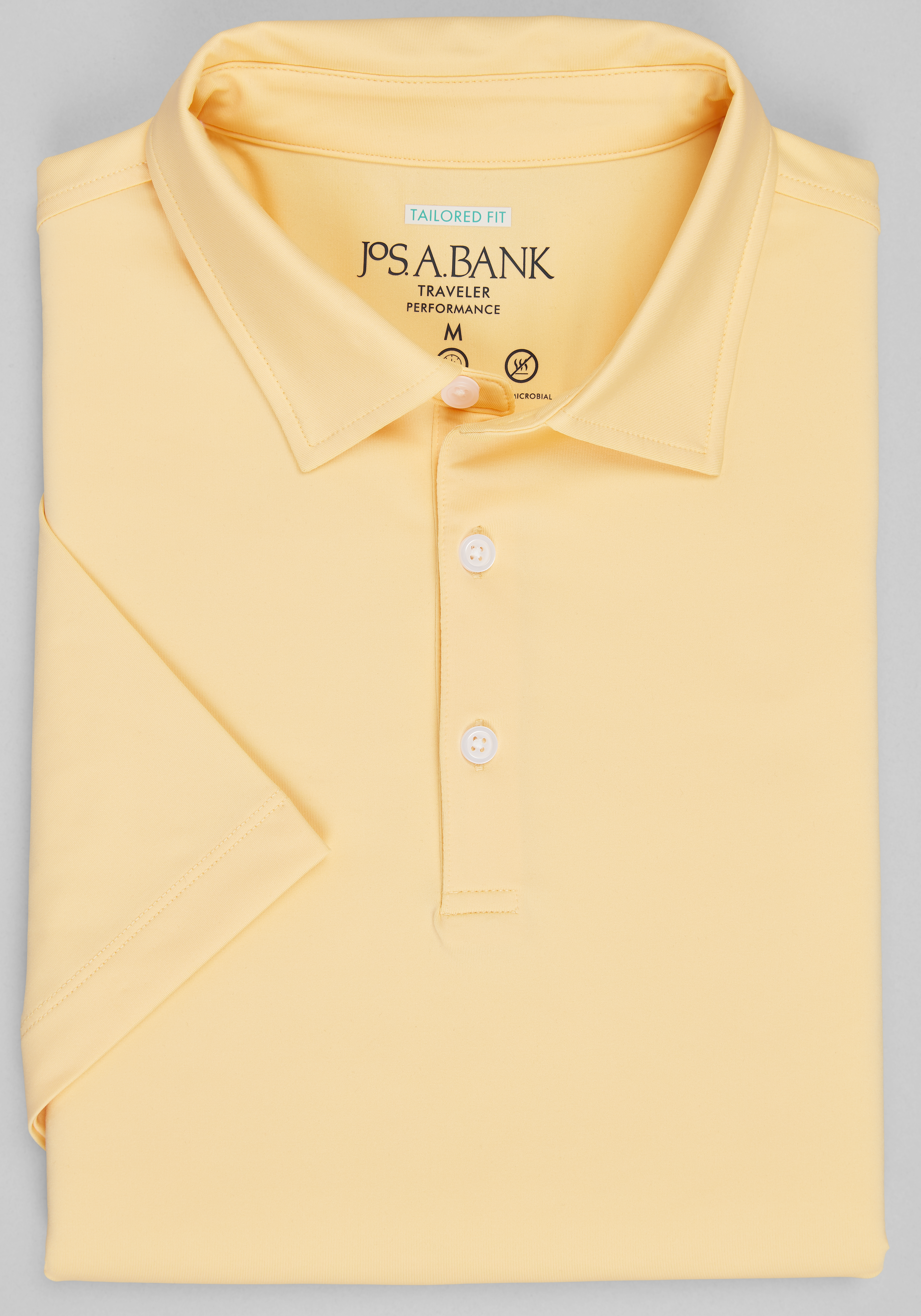 Men's New!, Traveler&reg; Collection Tailored Fit Performance Polo - Jos A Bank