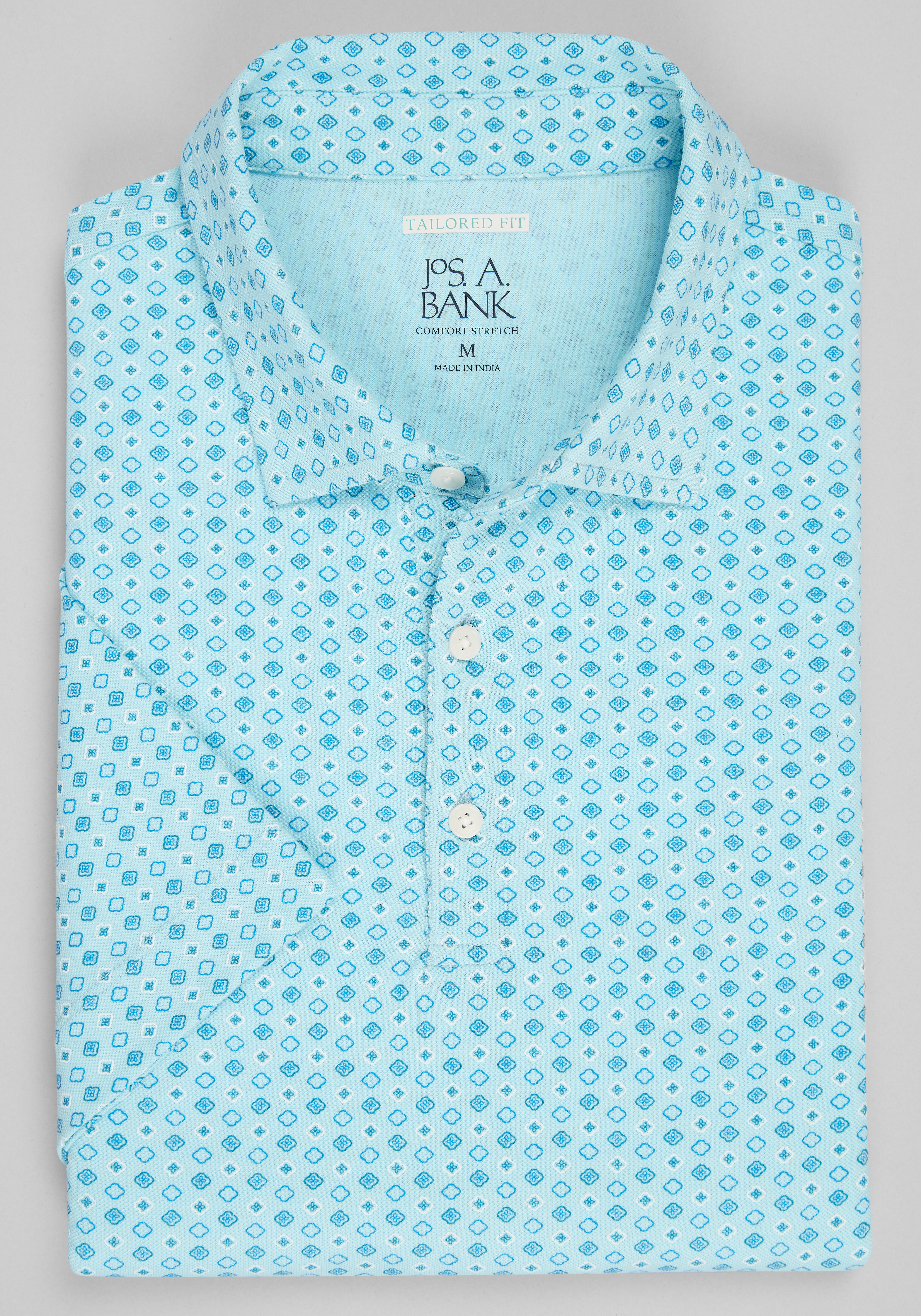 Men's New!, Jos. A. Bank Tailored Fit Pique Polo Shirt - Jos A Bank