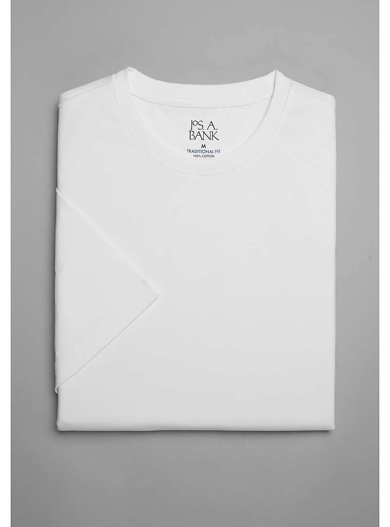 Jos. A. Bank Traditional Fit Liquid Cotton Interlock Crew Big & Tall