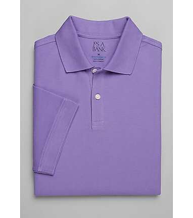 long Sleeve Pique solid Polo Shirts