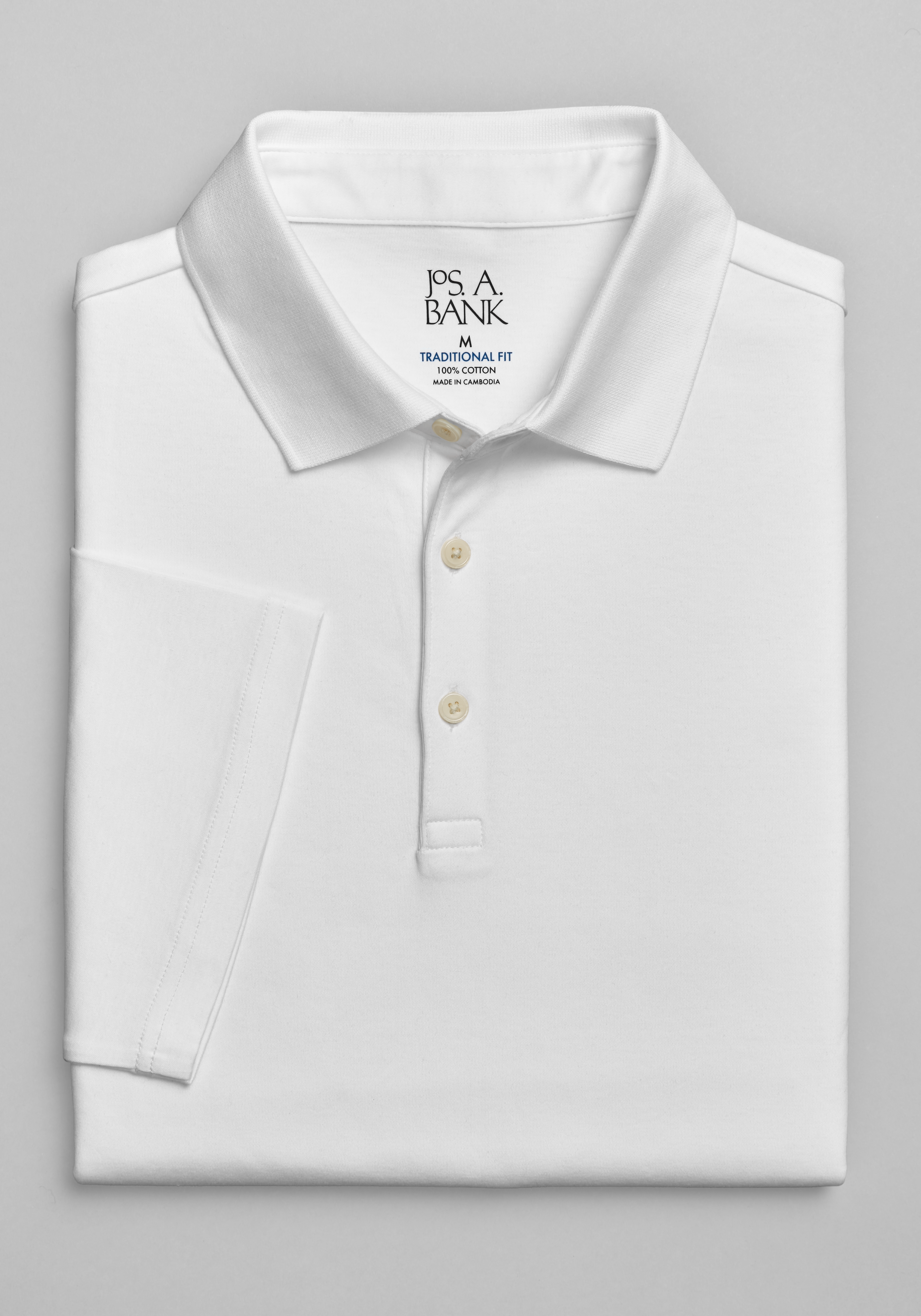 Men's CLEARANCE, Jos. A. Bank Comfort Stretch Traditional Fit Interlock Polo - Big & Tall CLEARANCE - Jos A Bank