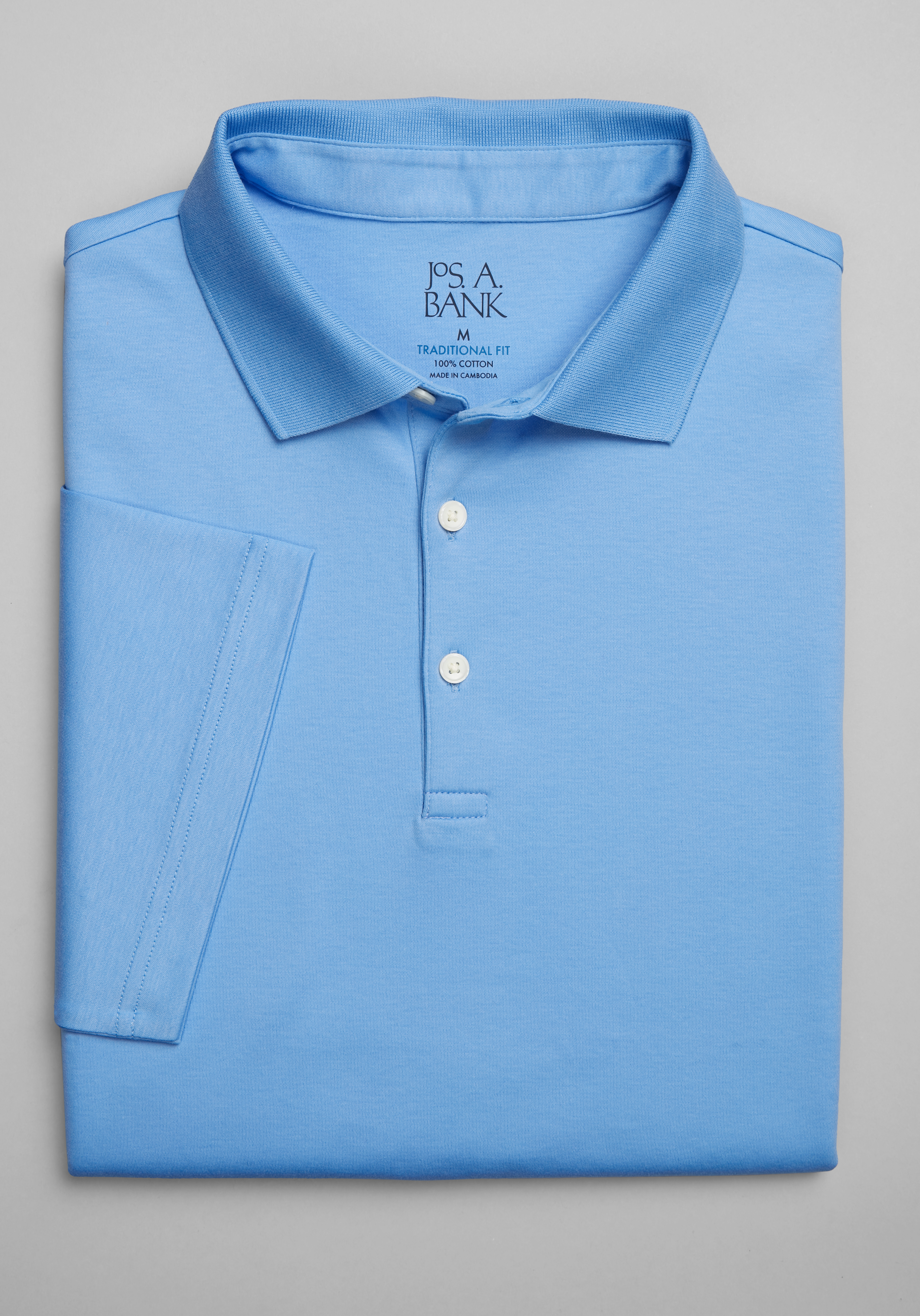 Men's CLEARANCE, Jos. A. Bank Comfort Stretch Traditional Fit Interlock Polo - Big & Tall CLEARANCE - Jos A Bank