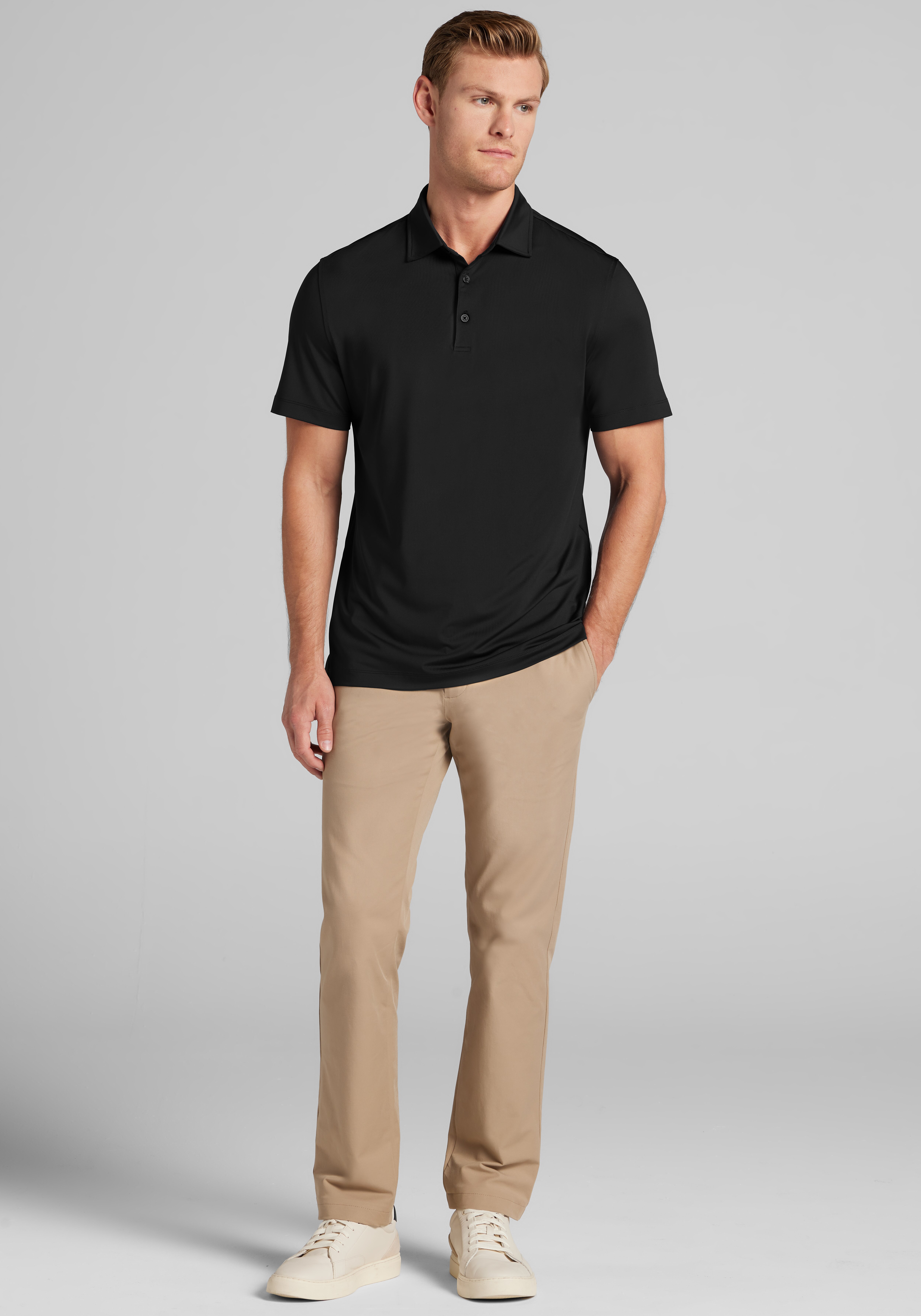Traveler® Collection Tailored Fit Performance Short Sleeve Polo