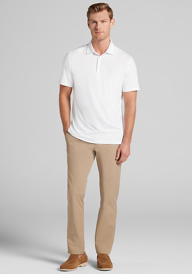 Traveler® Collection Tailored Fit Performance Short Sleeve Polo