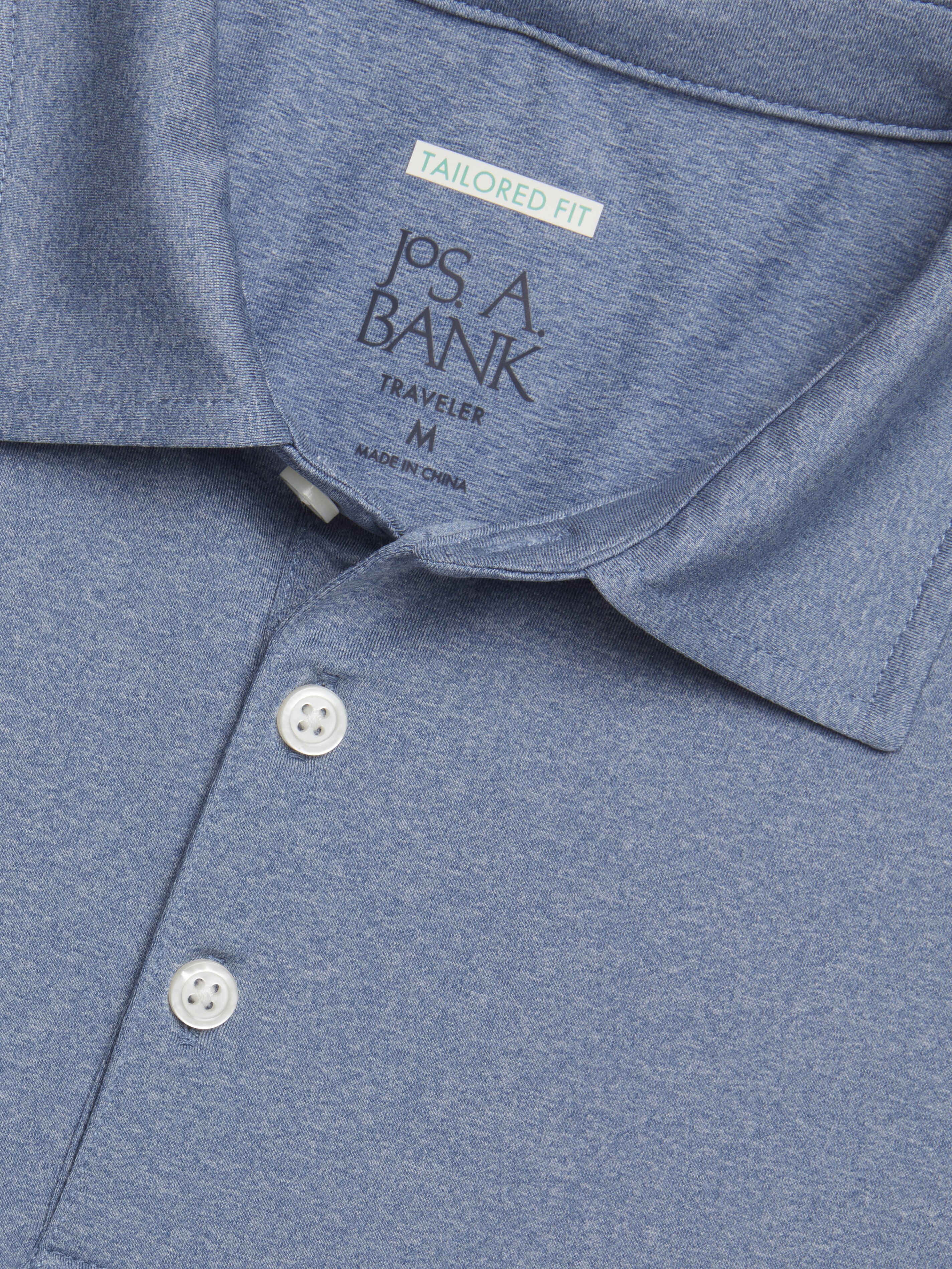 Traveler® Collection Tailored Fit Solid Performance Polo