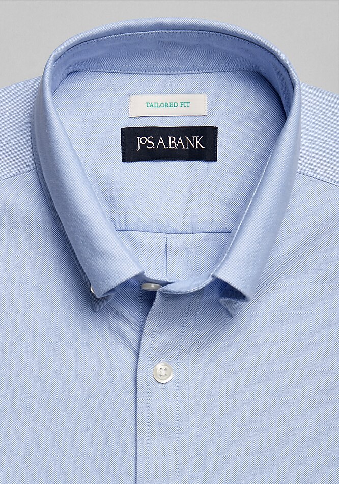 Jos. A. Bank Tailored Fit Button-Down Collar Oxford Sportshirt 