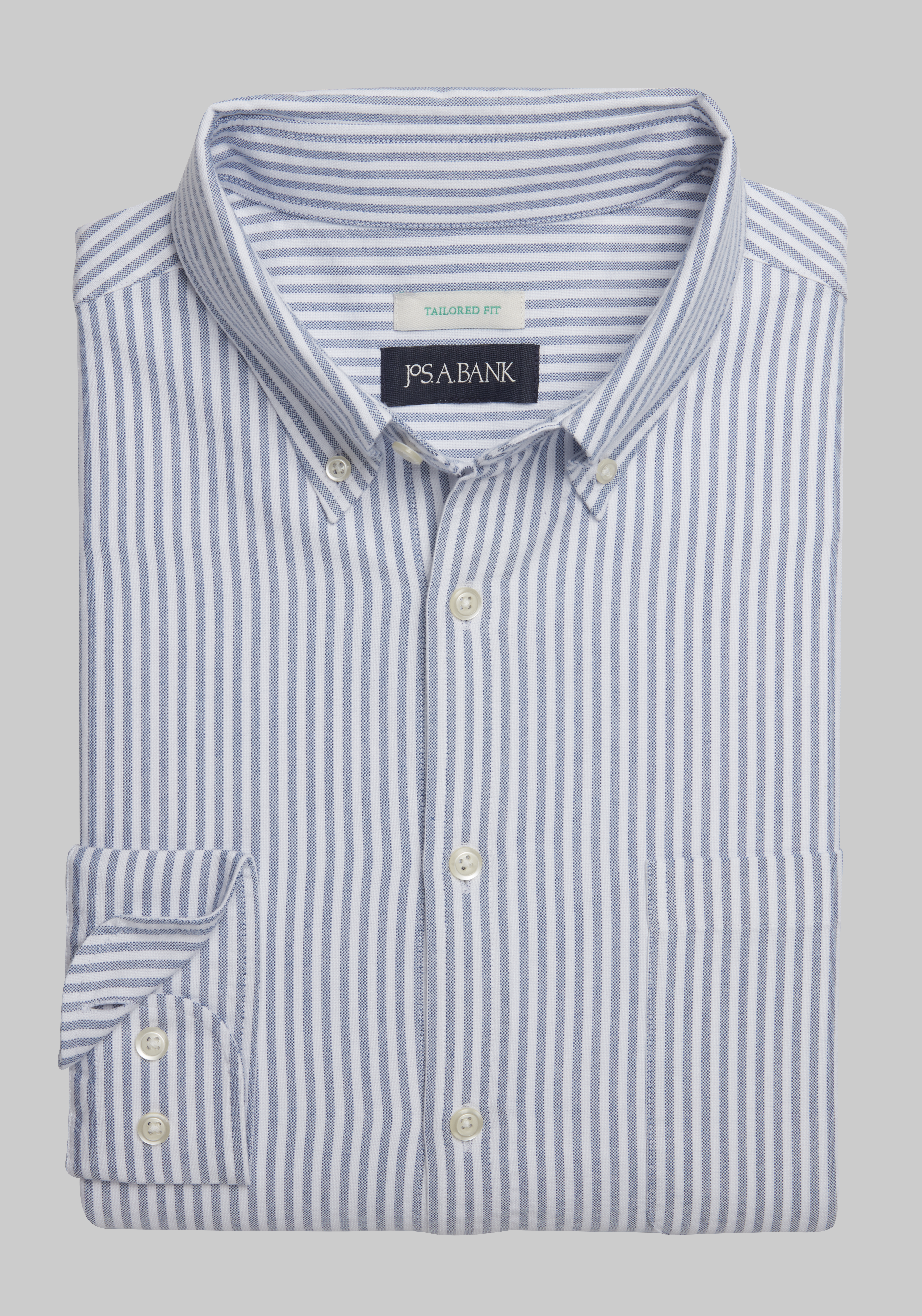 Men's CLEARANCE, Jos. A. Bank Traditional Fit Button-Down Collar Oxford Sportshirt - Big & Tall CLEARANCE - Jos A Bank