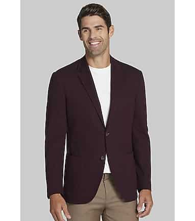 Jos. A. Bank Tailored Fit Pique Knit Jacket Jos. A. Bank Comfort Stretch Polos Tees Jos A Bank