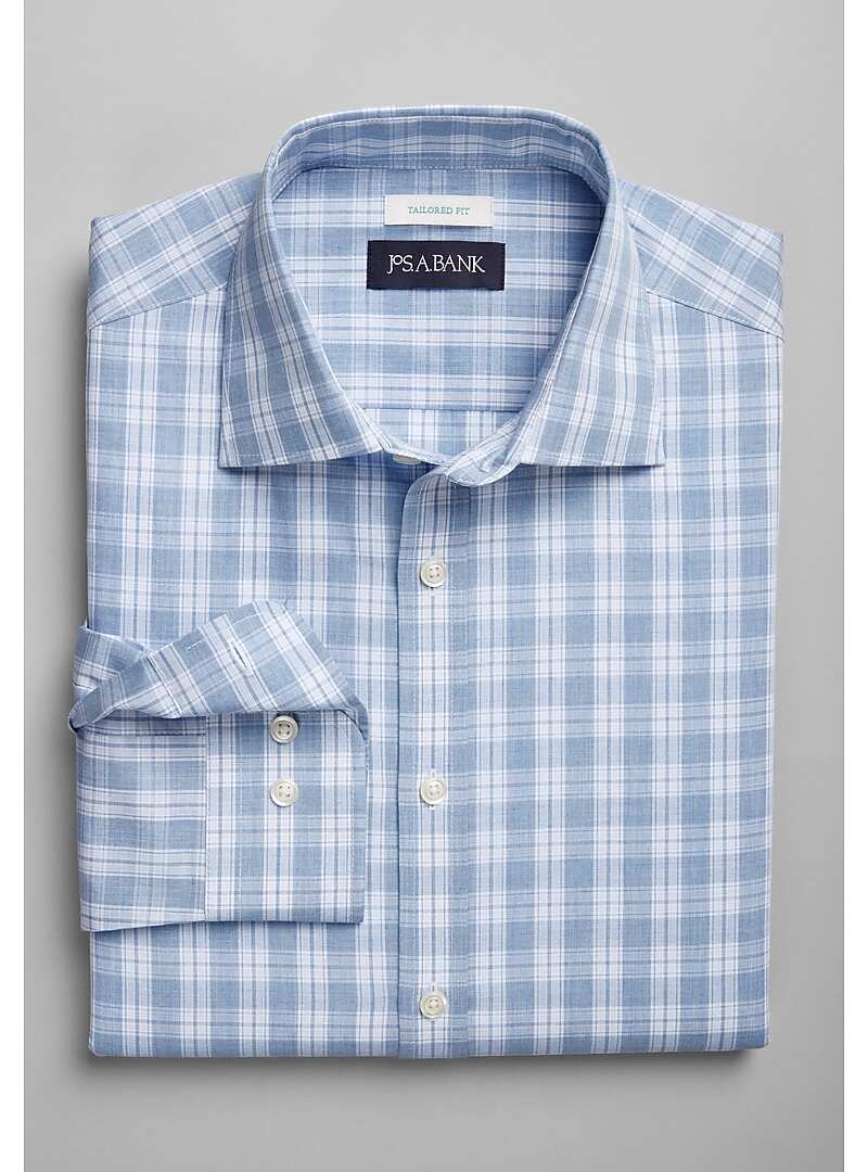 Jos. A. Bank Tailored Fit Tonal Check Sportshirt CLEARANCE All