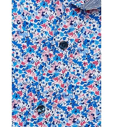 watercolor floral shirt (multicolor)