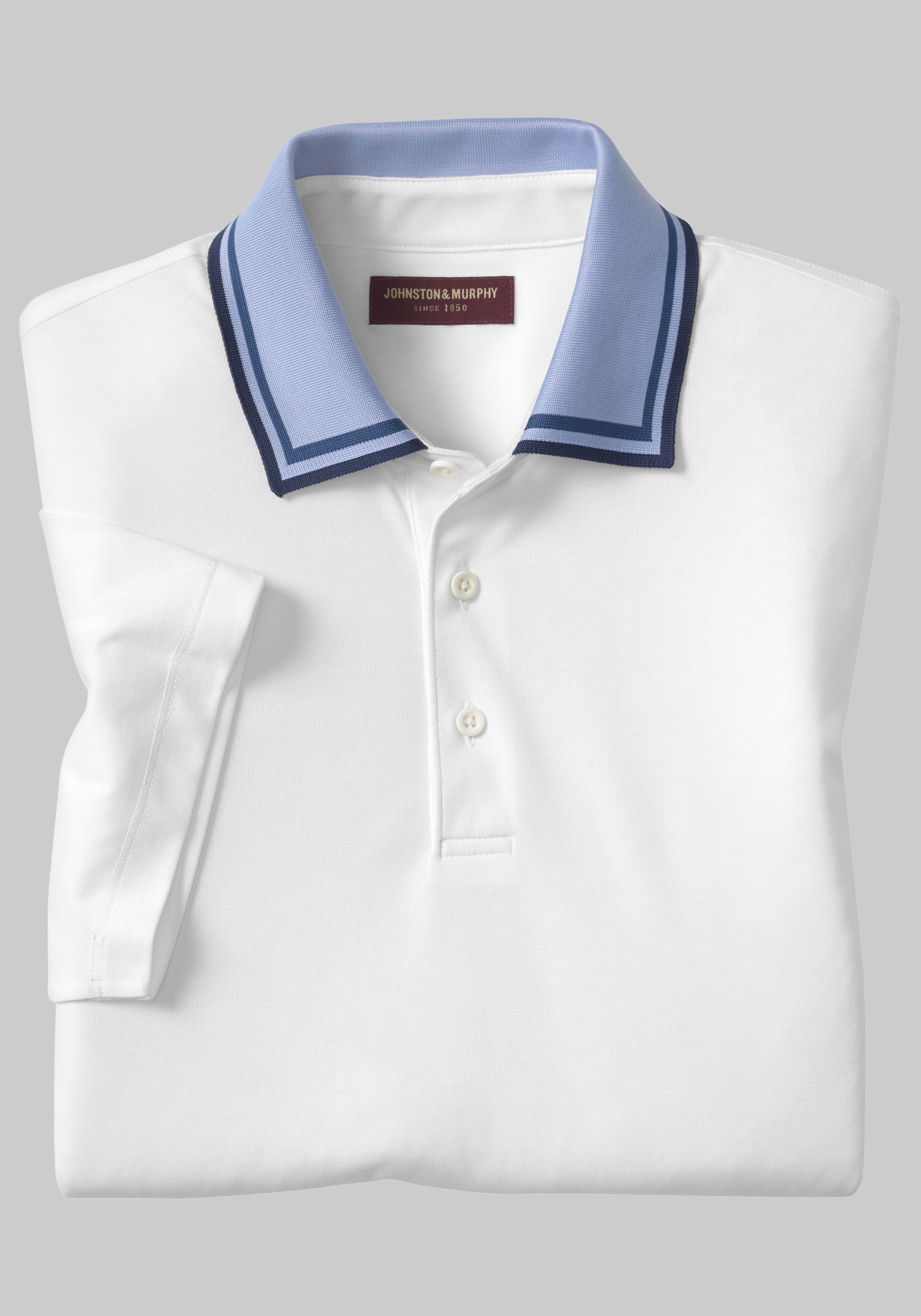 Men's New!, Johnston & Murphy Tailored Fit XC Ace Performance Polo - Jos A Bank