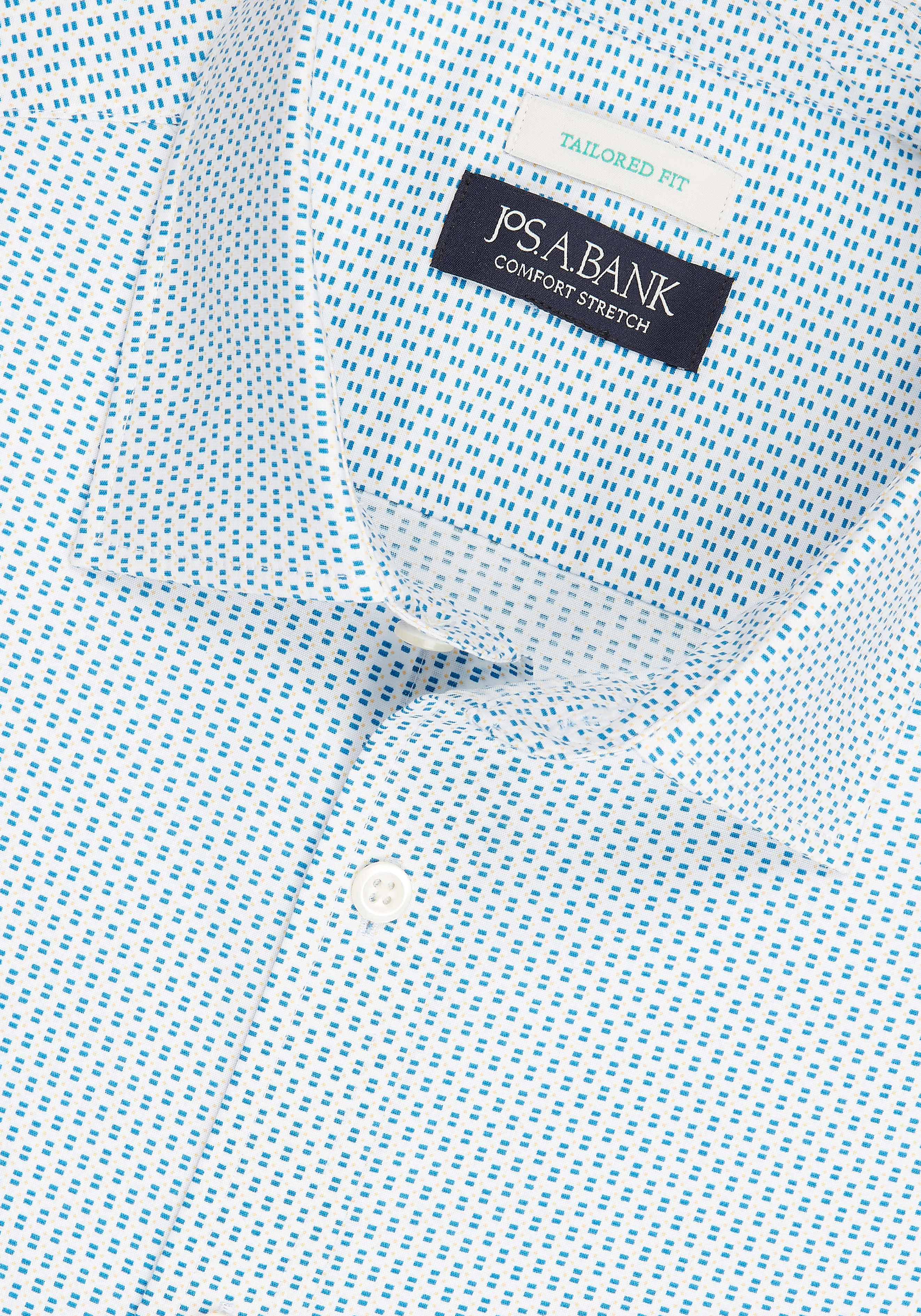 Jos. A. Bank Tailored Fit Stacked Boxes Sportshirt - Big & Tall CLEARANCE