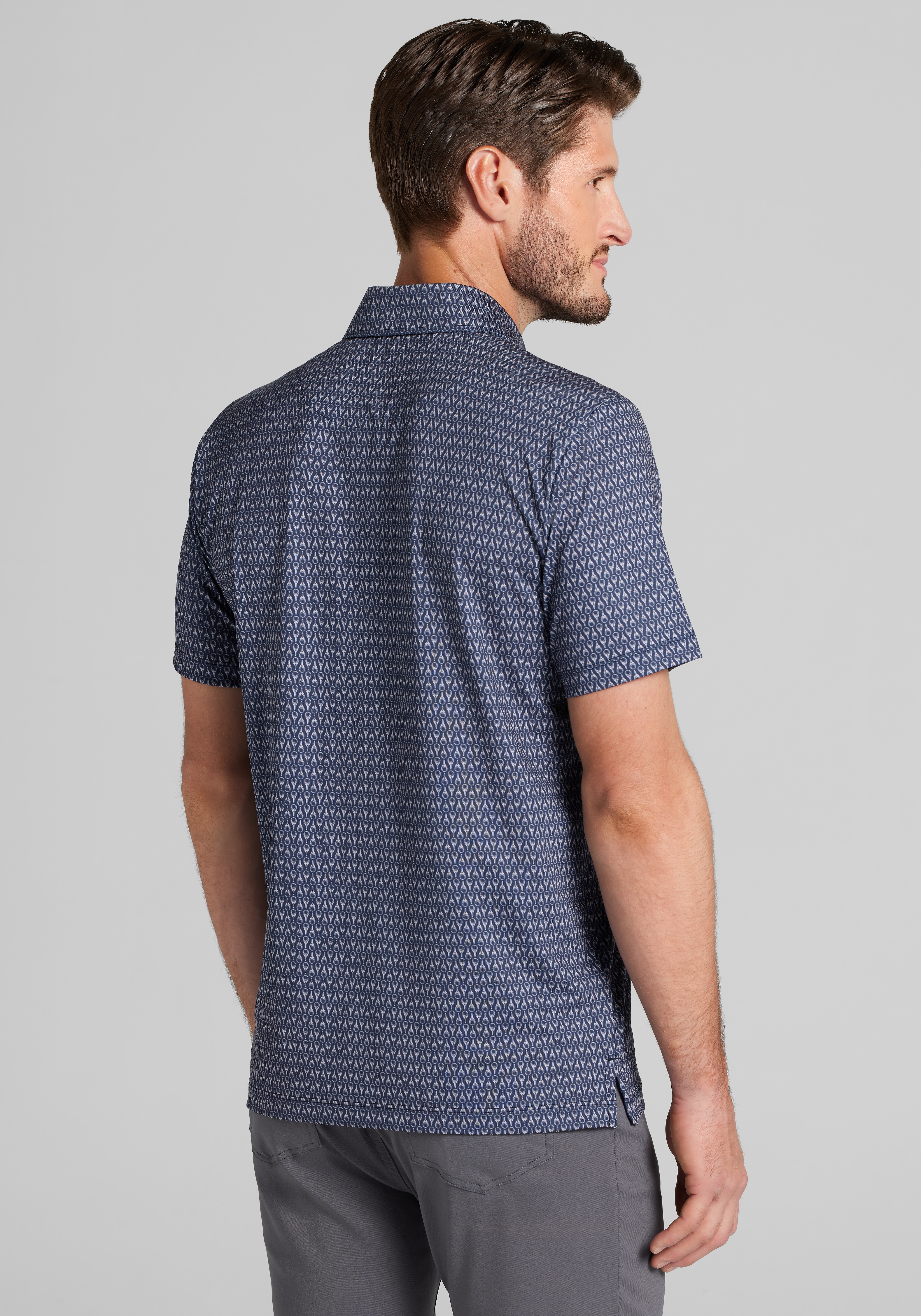 Traveler® Collection Tailored Fit Golf Balls Polo Shirt