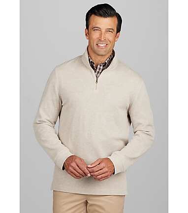 Jos a bank quarter zip hotsell