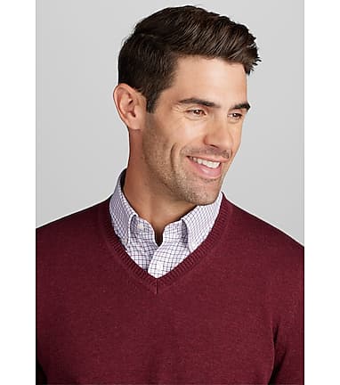 Jos a bank v neck clearance sweaters