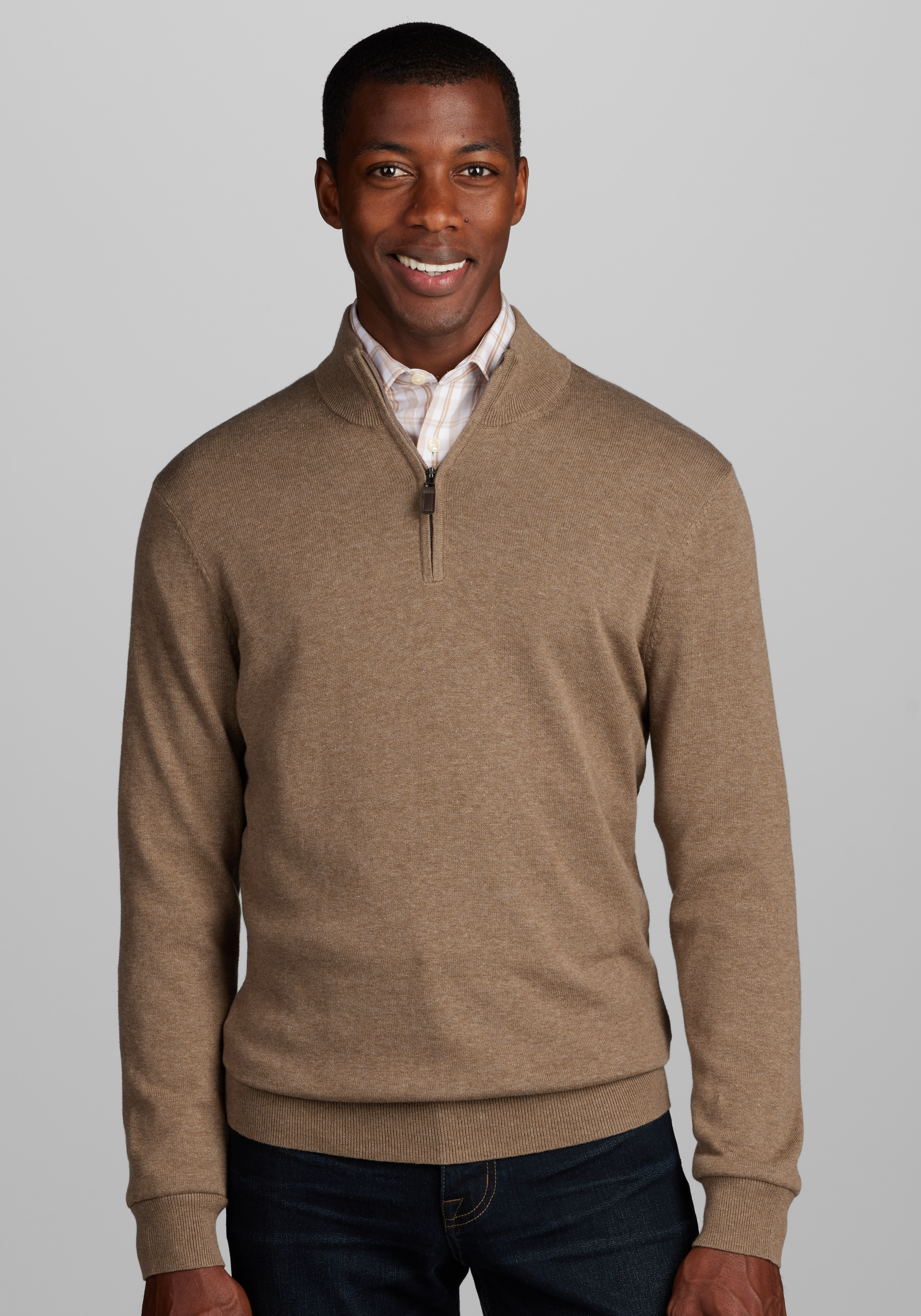 Jos a bank shop pima cotton sweater