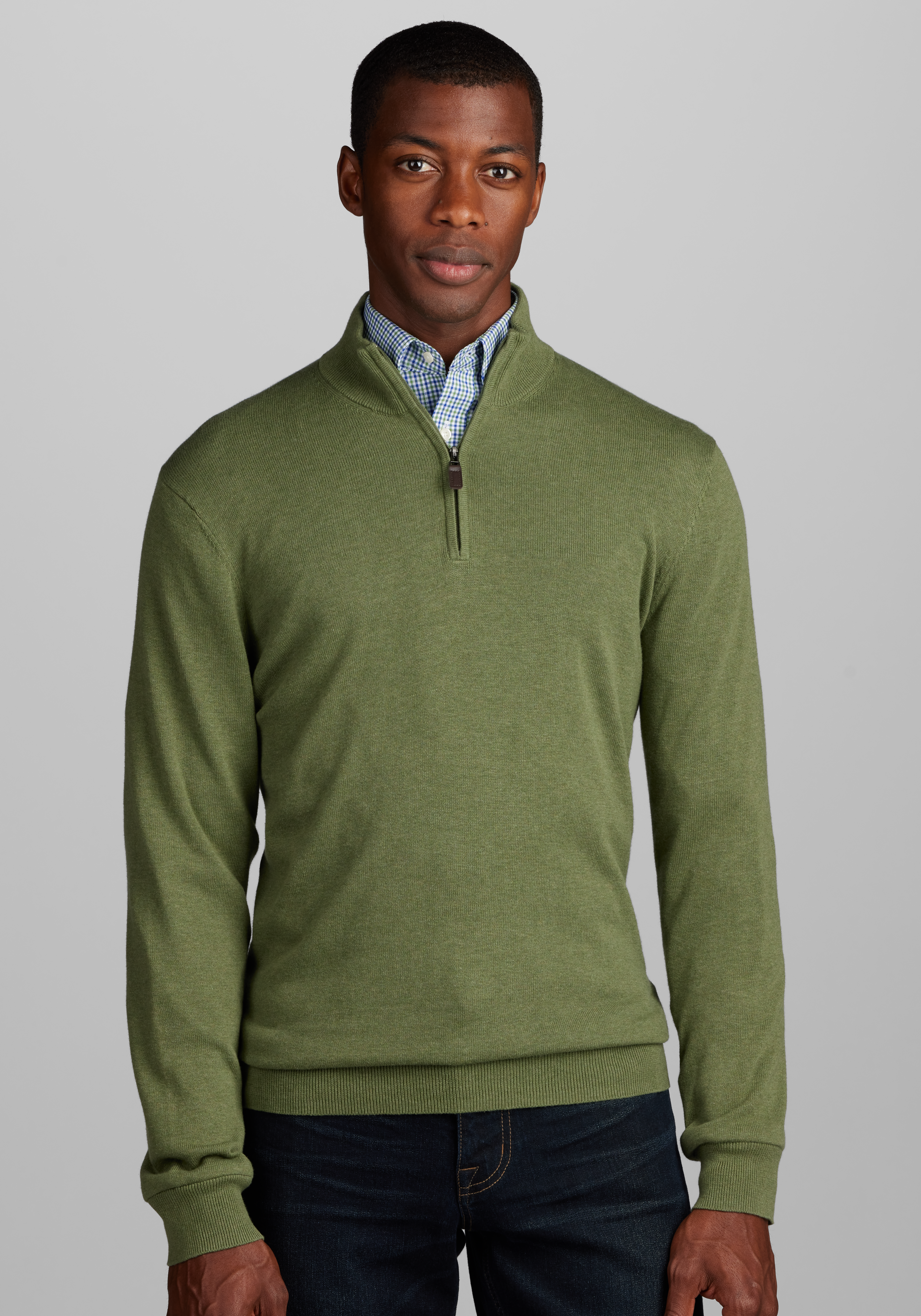 Jos a clearance bank quarter zip