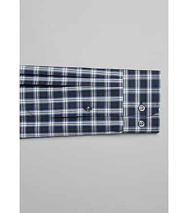 Jos. A. Bank Traditional Fit Button-Down Collar Plaid Sportshirt CLEARANCE  - All Clearance