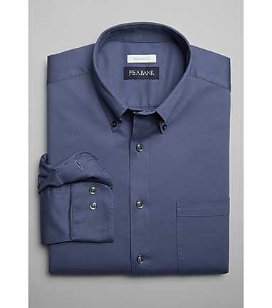 Jos. A. Bank Tailored Fit Twill Sportshirt