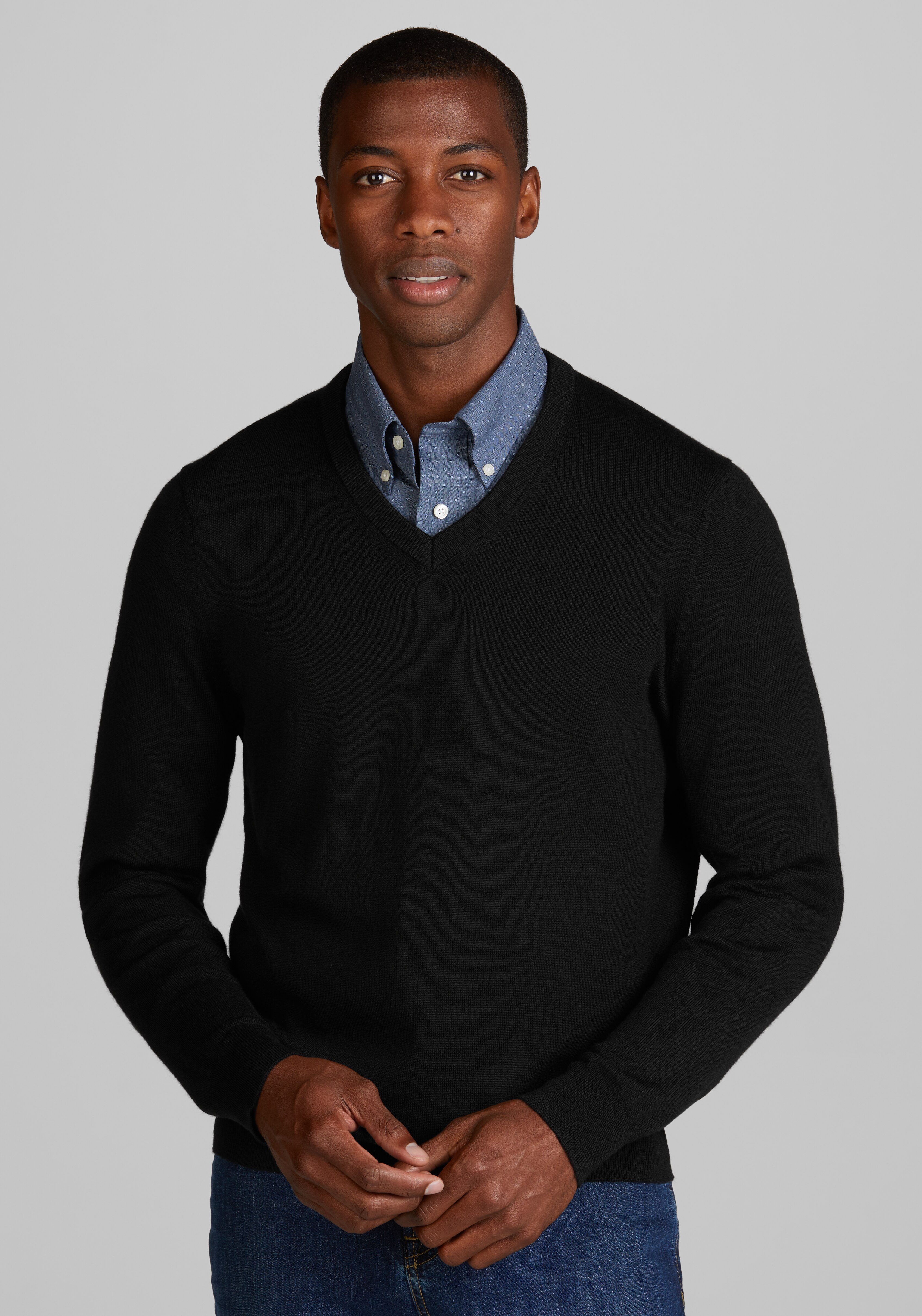 Men's 100% Silk Sweaters