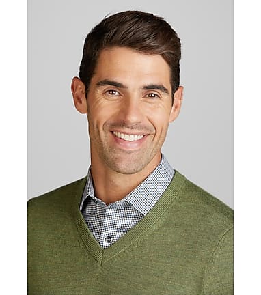 Men's tall v neck sweater discount