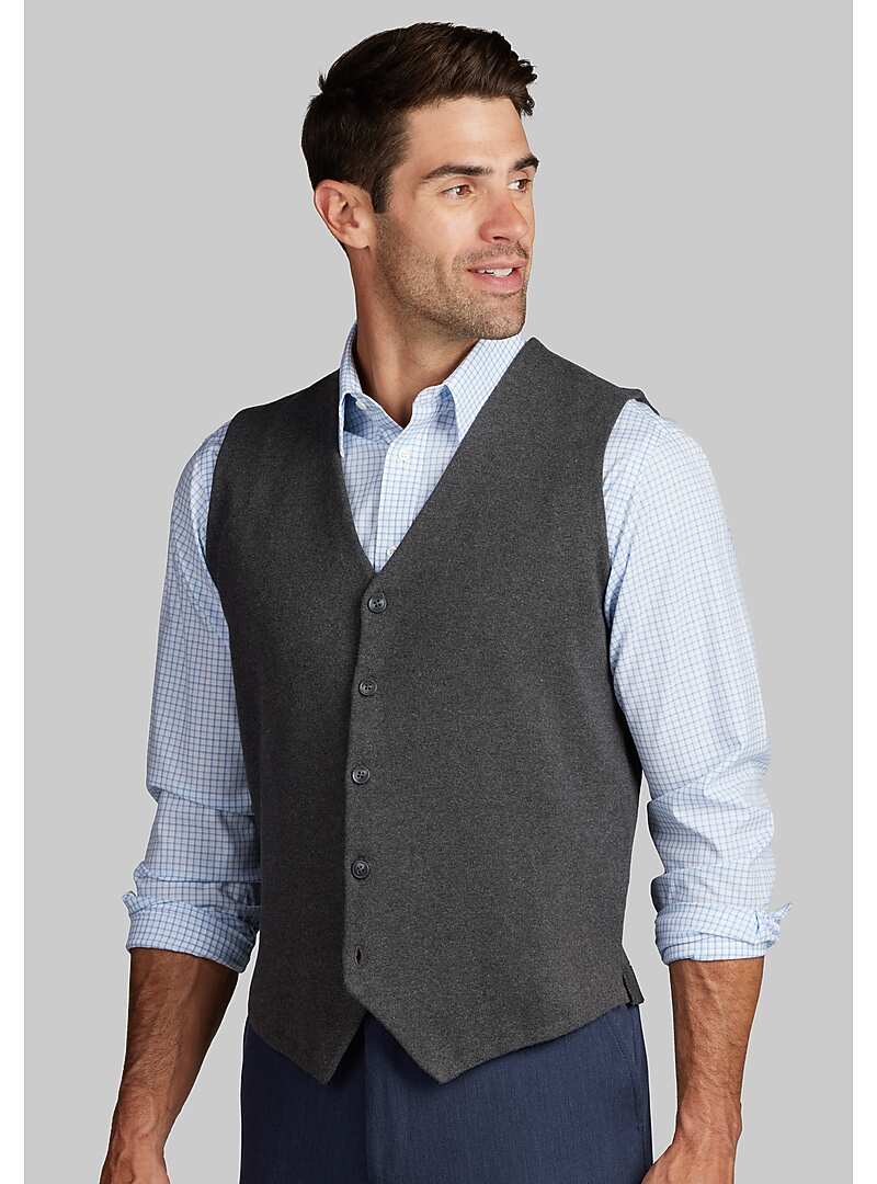Jos. A. Bank Tailored Fit Buttoned Sweater Vest CLEARANCE All