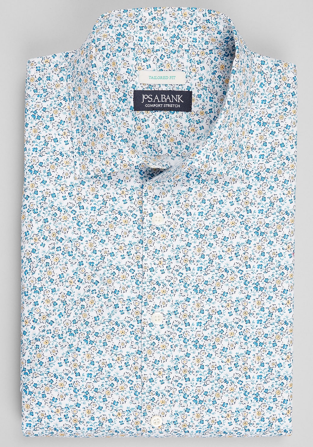Jos. A. Bank Tailored Fit Poppy Floral Sportshirt