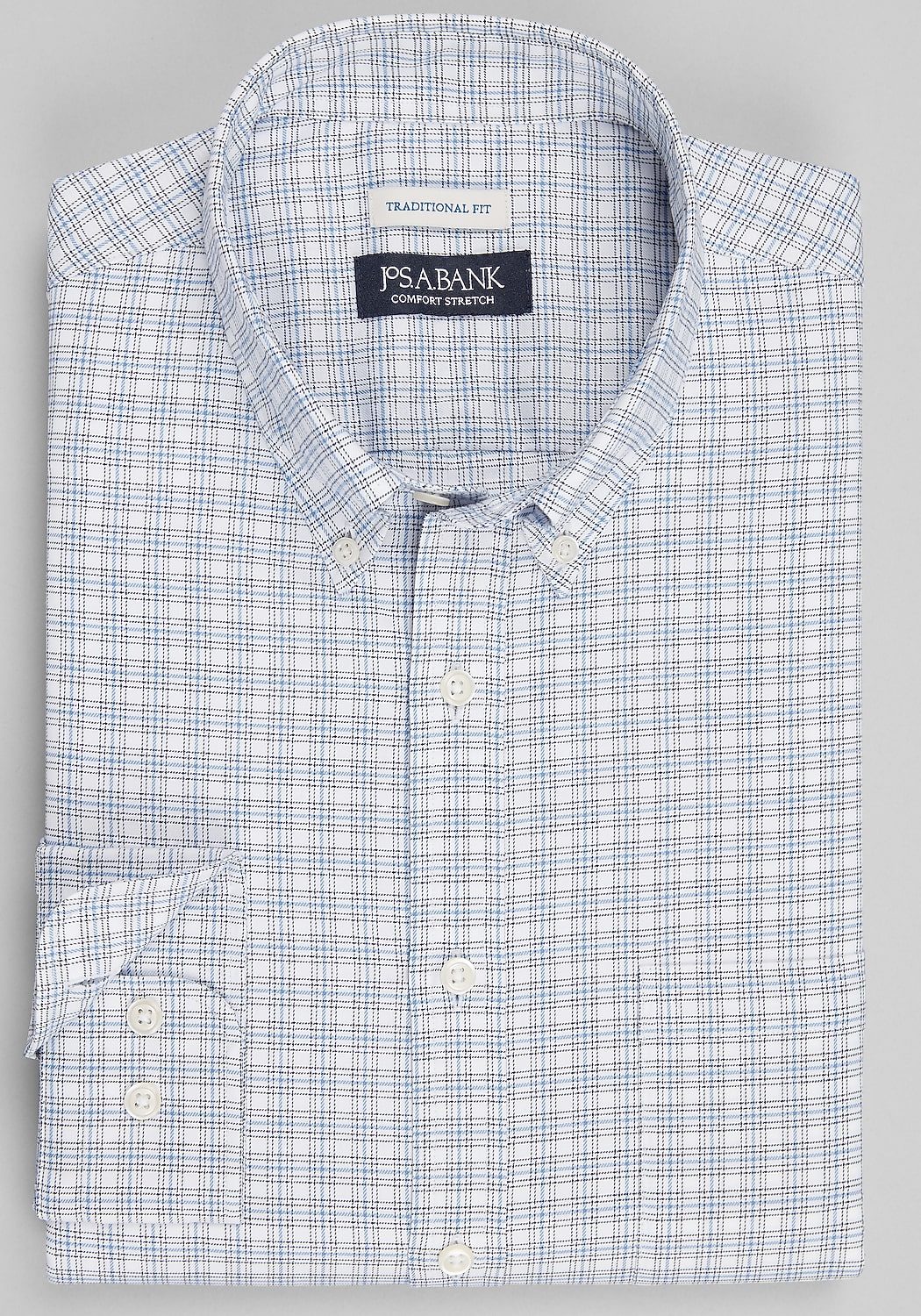 Jos. A. Bank Traditional Fit Check Sportshirt