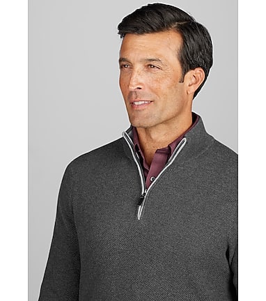 Jos. A. Bank Tailored Fit 1 4 Zip Sweater Big Tall CLEARANCE