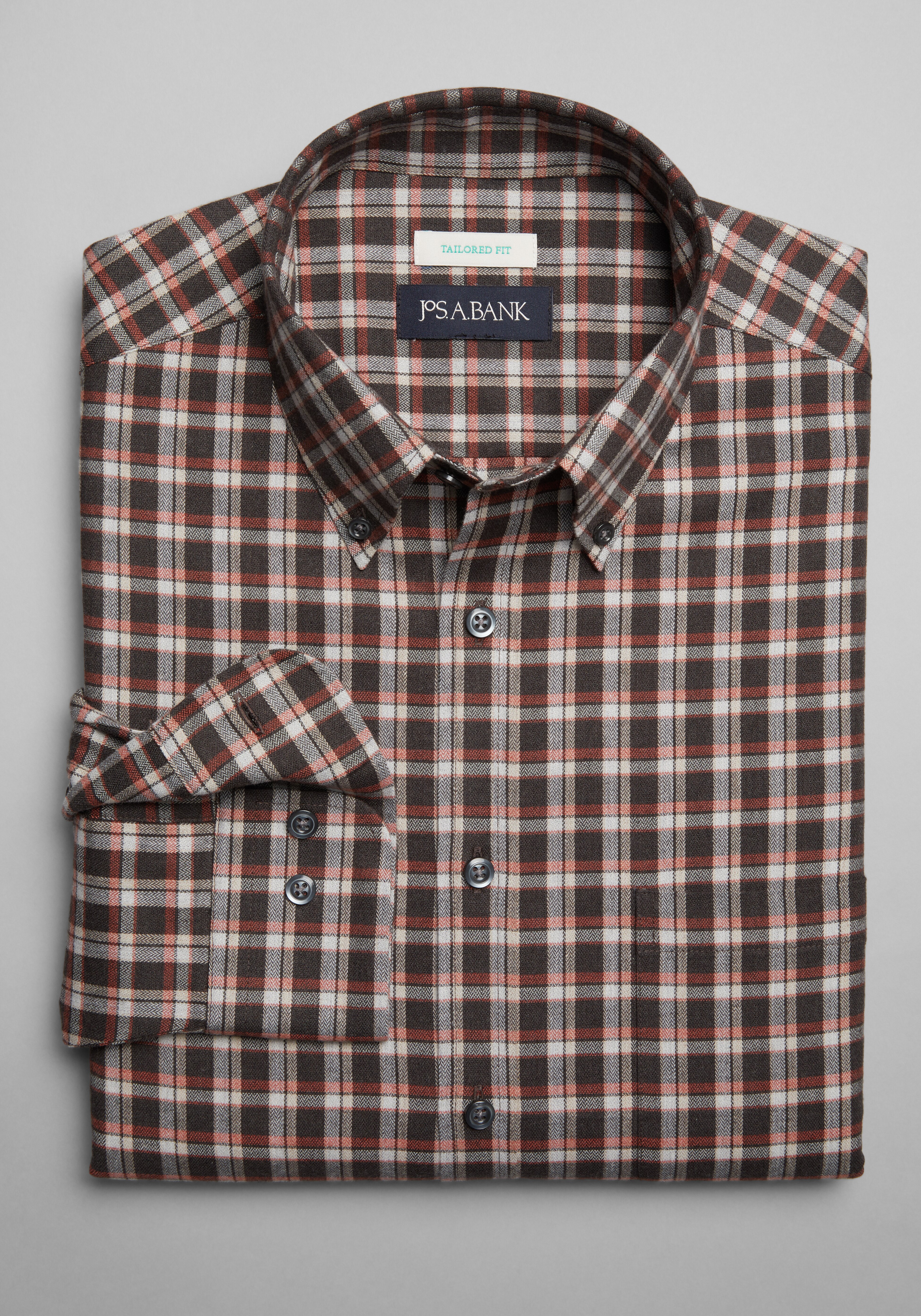 tailored flannel