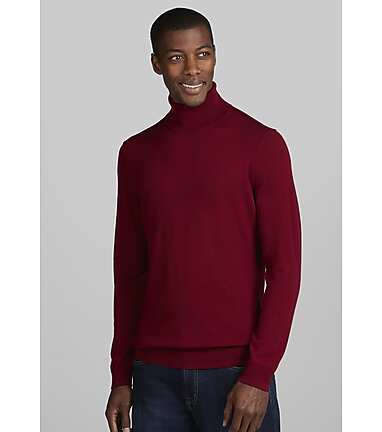 Wine 2024 red turtleneck