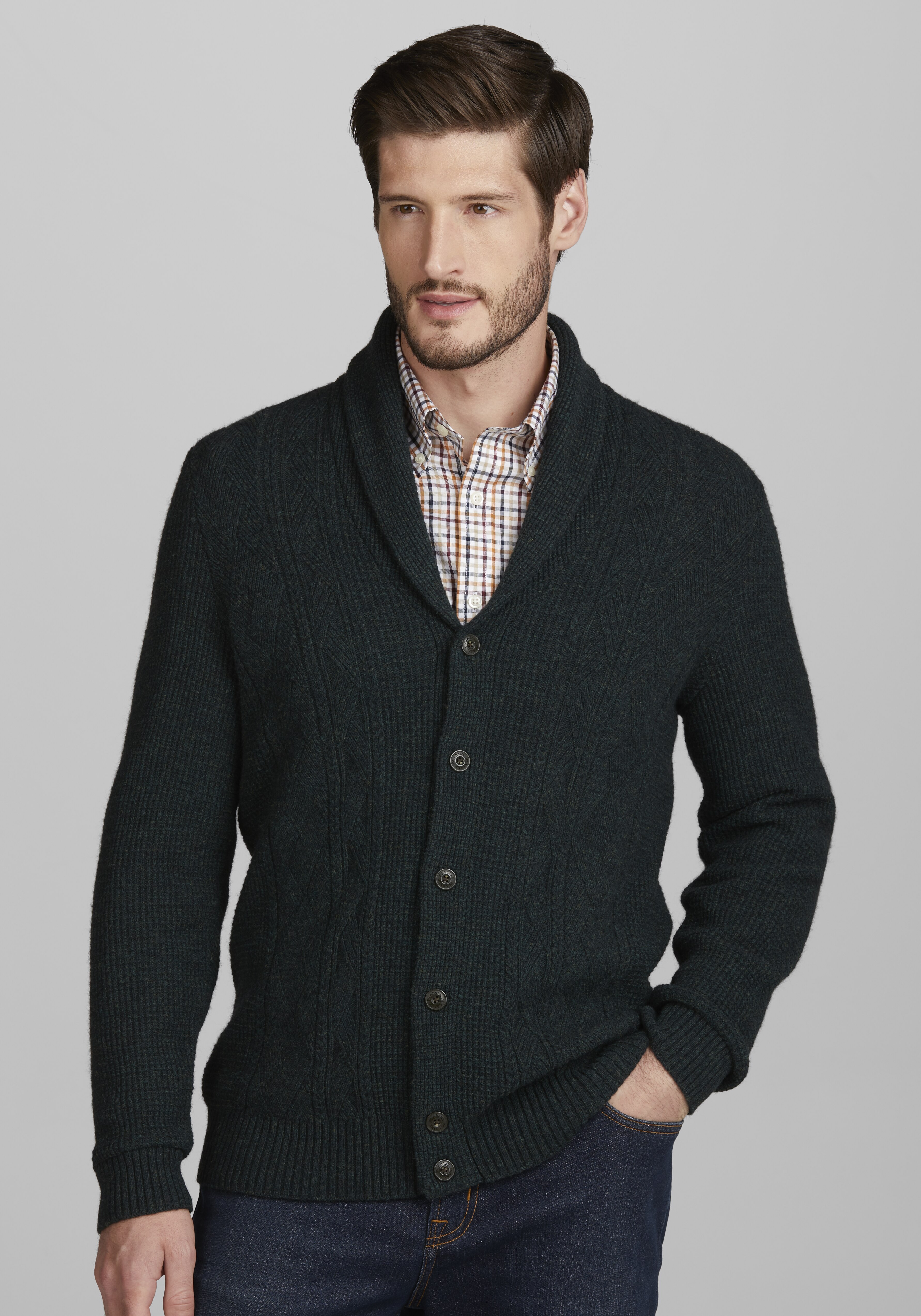 Men's wearhouse clearance cardigan sweaters