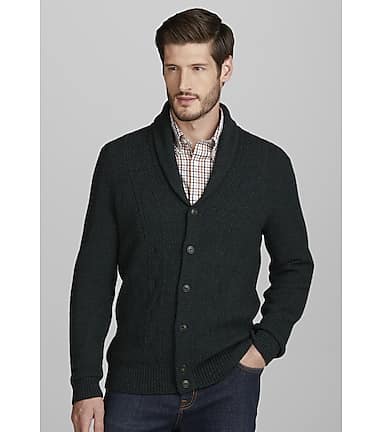Waffle shawl cardigan deals