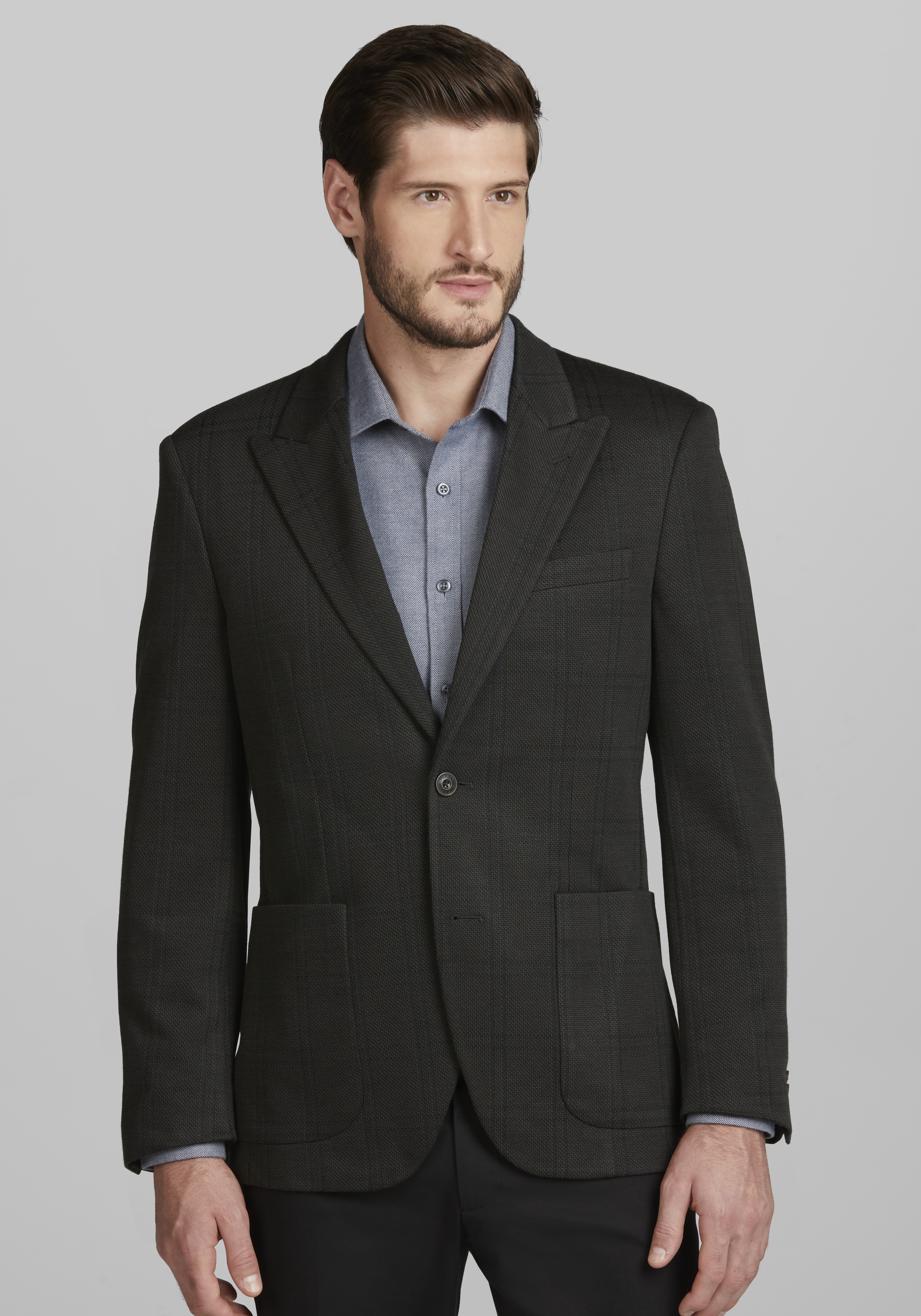 Awearness Kenneth Cole Knit Slim Fit Suit Separates Solid Pants, Pants