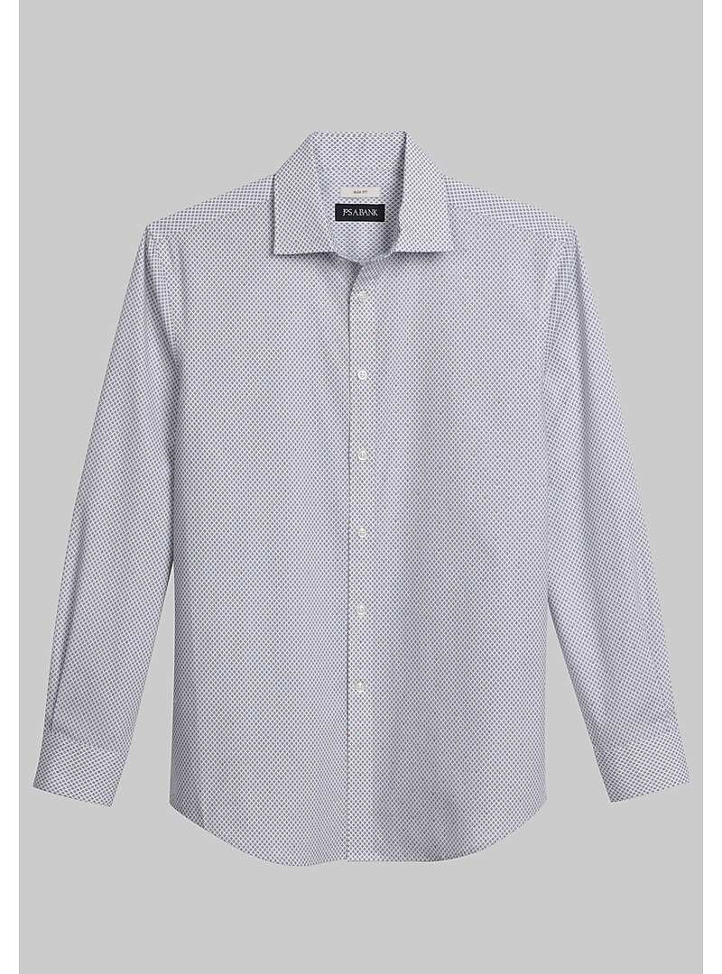 Jos. A. Bank Slim Fit Mini Diamond Print Sportshirt Jos. A. Bank