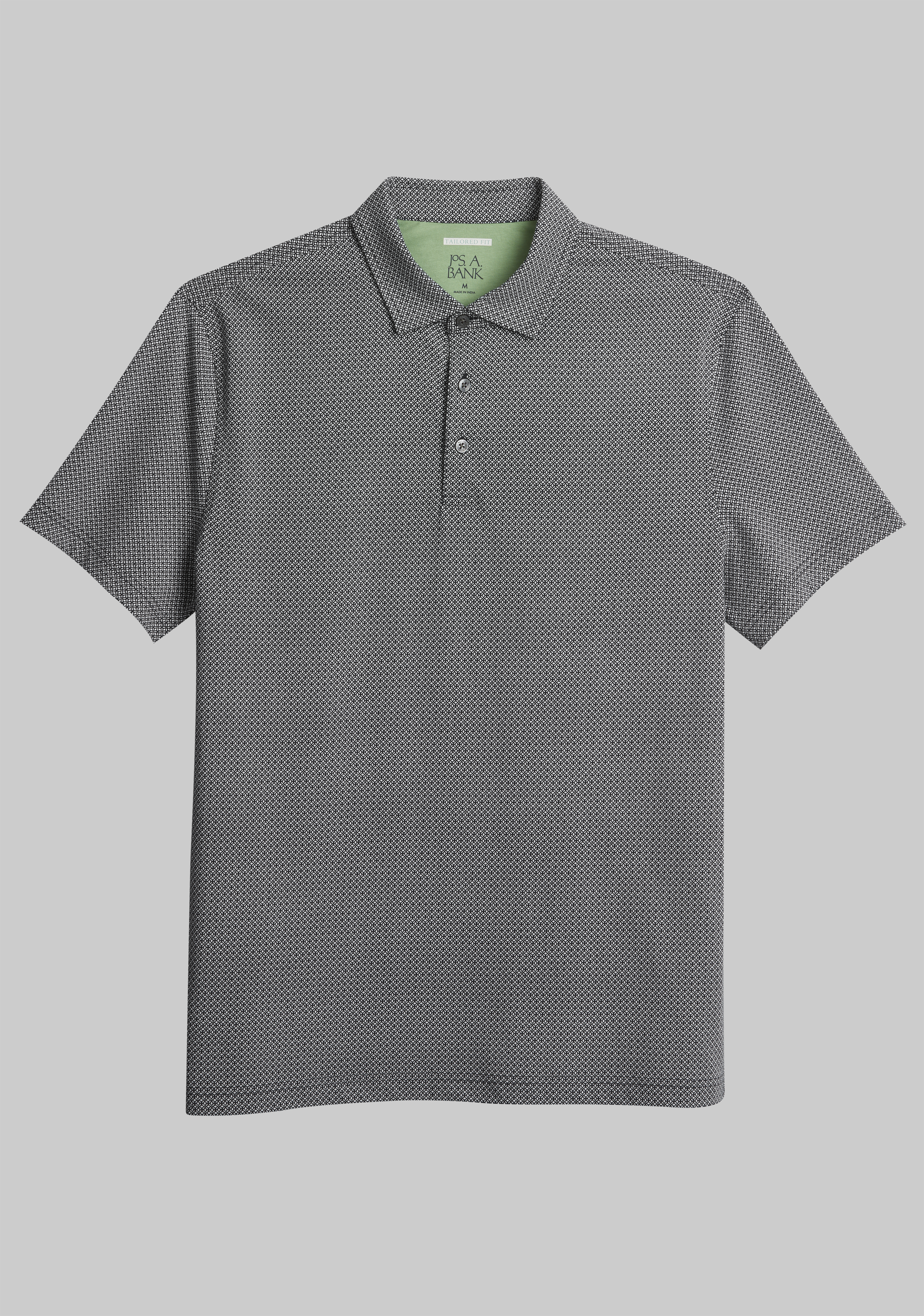 Traveler Performance Tailored Fit Fish Print Golf Polo - Memorial Day  Outfits and Apparel, Jos. A. Bank