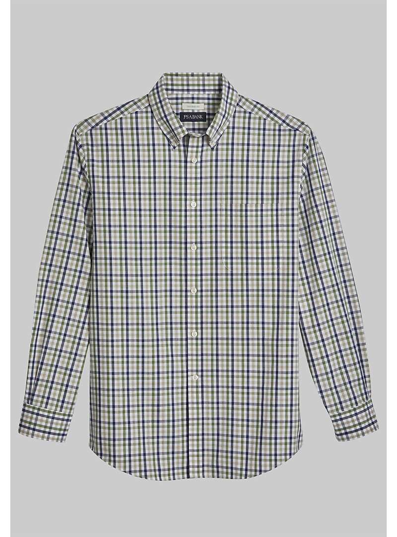 Jos. A. Bank Tailored Fit Gingham Sportshirt - Jos. A. Bank Casual ...
