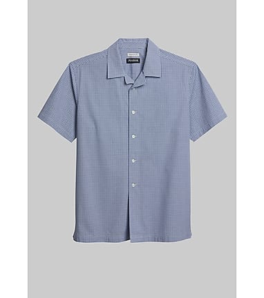 Jos. A. Bank Comfort Stretch Traditional Fit Short Sleeve Camp Shirt Big Tall CLEARANCE