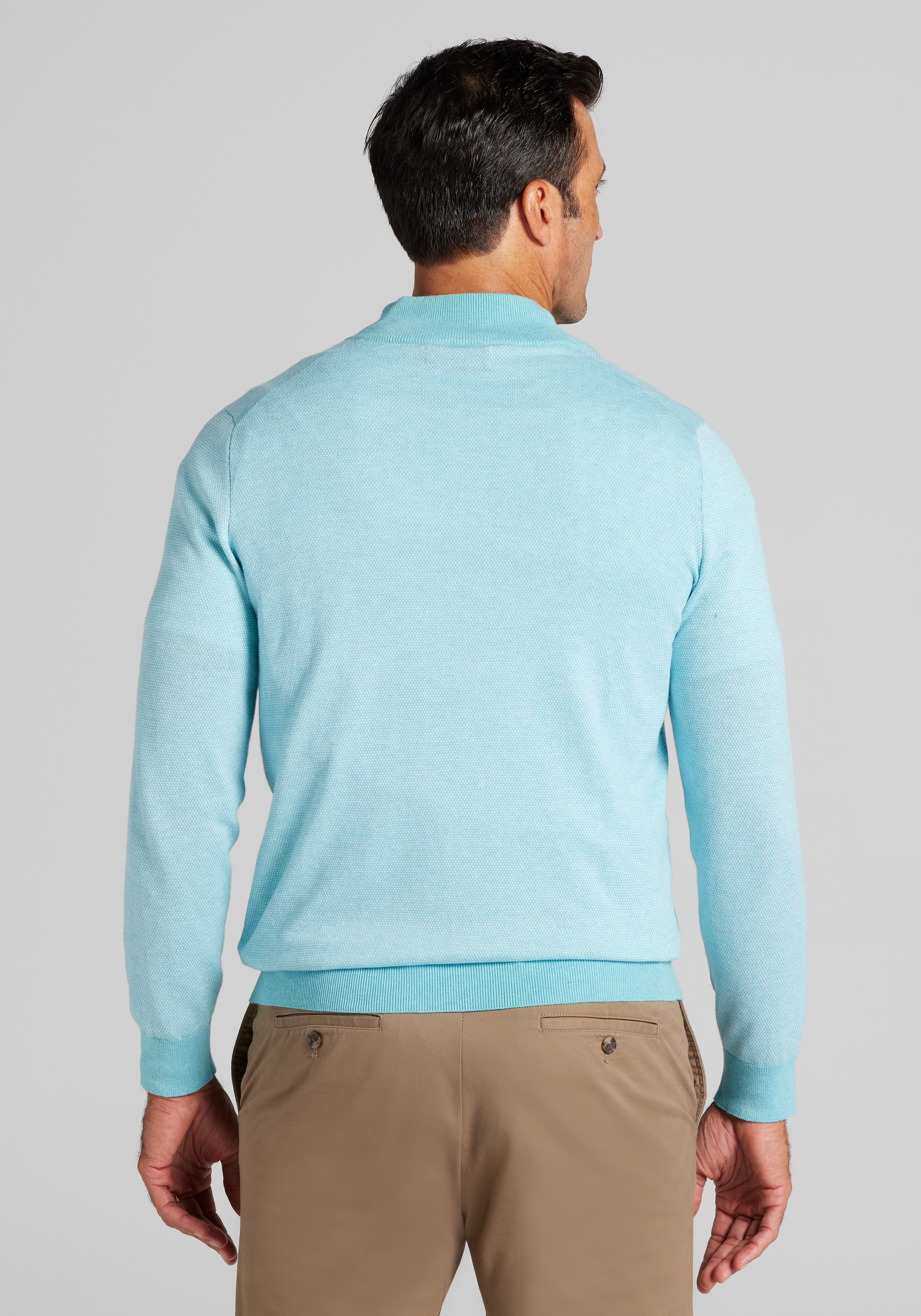 Jos. A. Bank Tailored Fit Textured Sweater - Big & Tall CLEARANCE