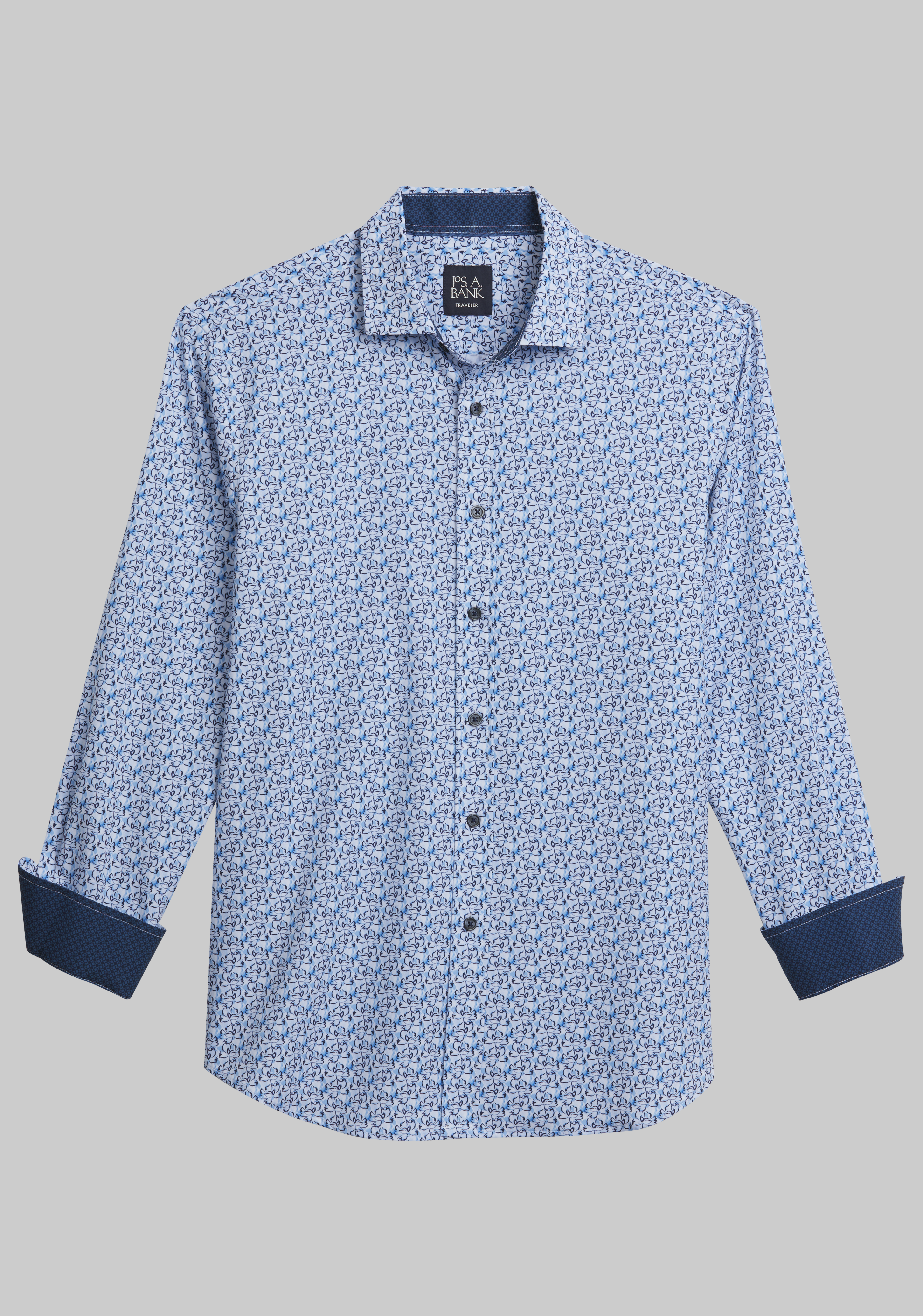 Buy Dark Blue Crinkle Shirt 18, Shirts