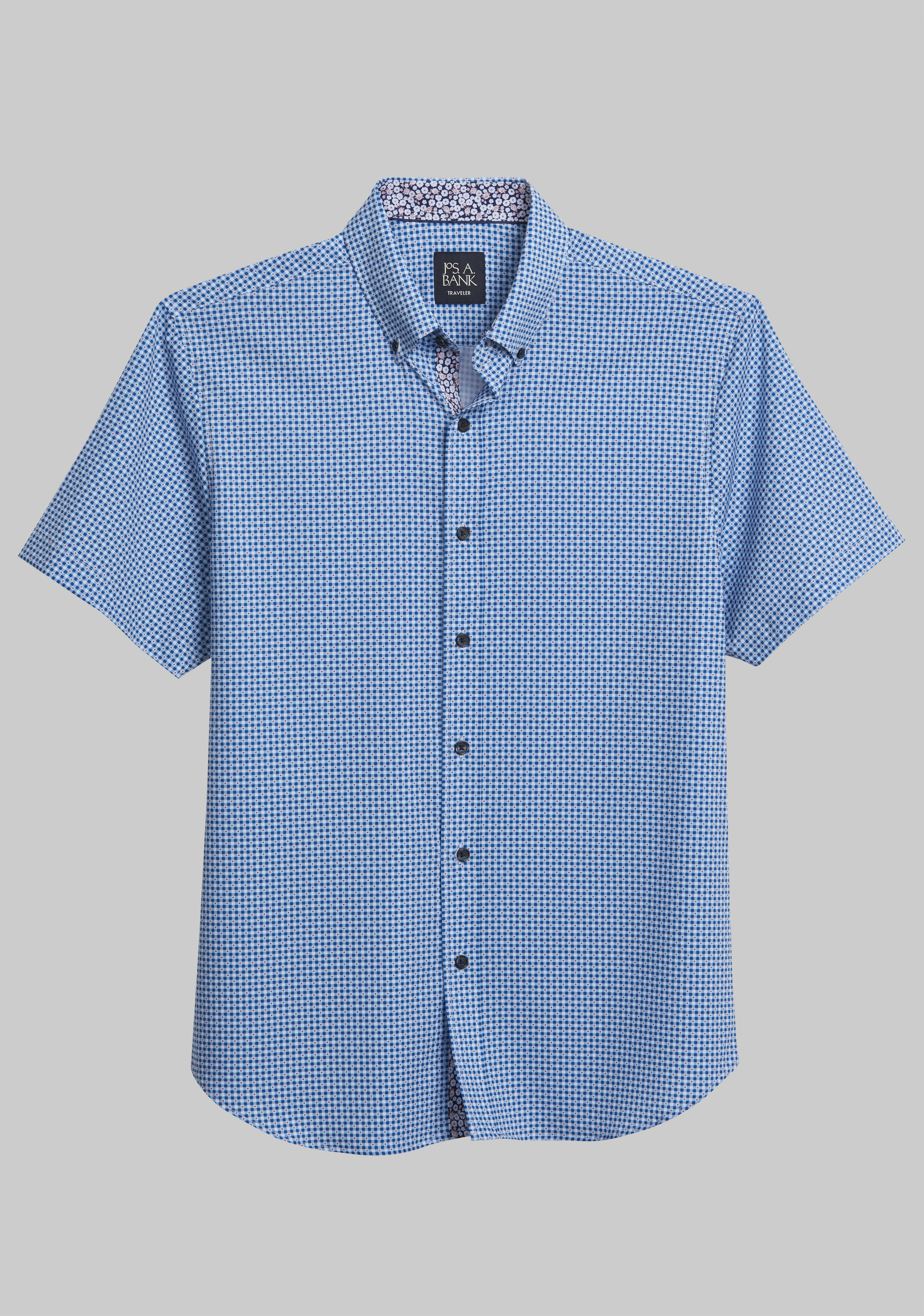 MONZA - dots pattern print tailored men shirt - MICRO 8