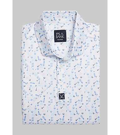 Traveler Performance Tailored Fit Golf Polo CLEARANCE All Clearance Jos A Bank