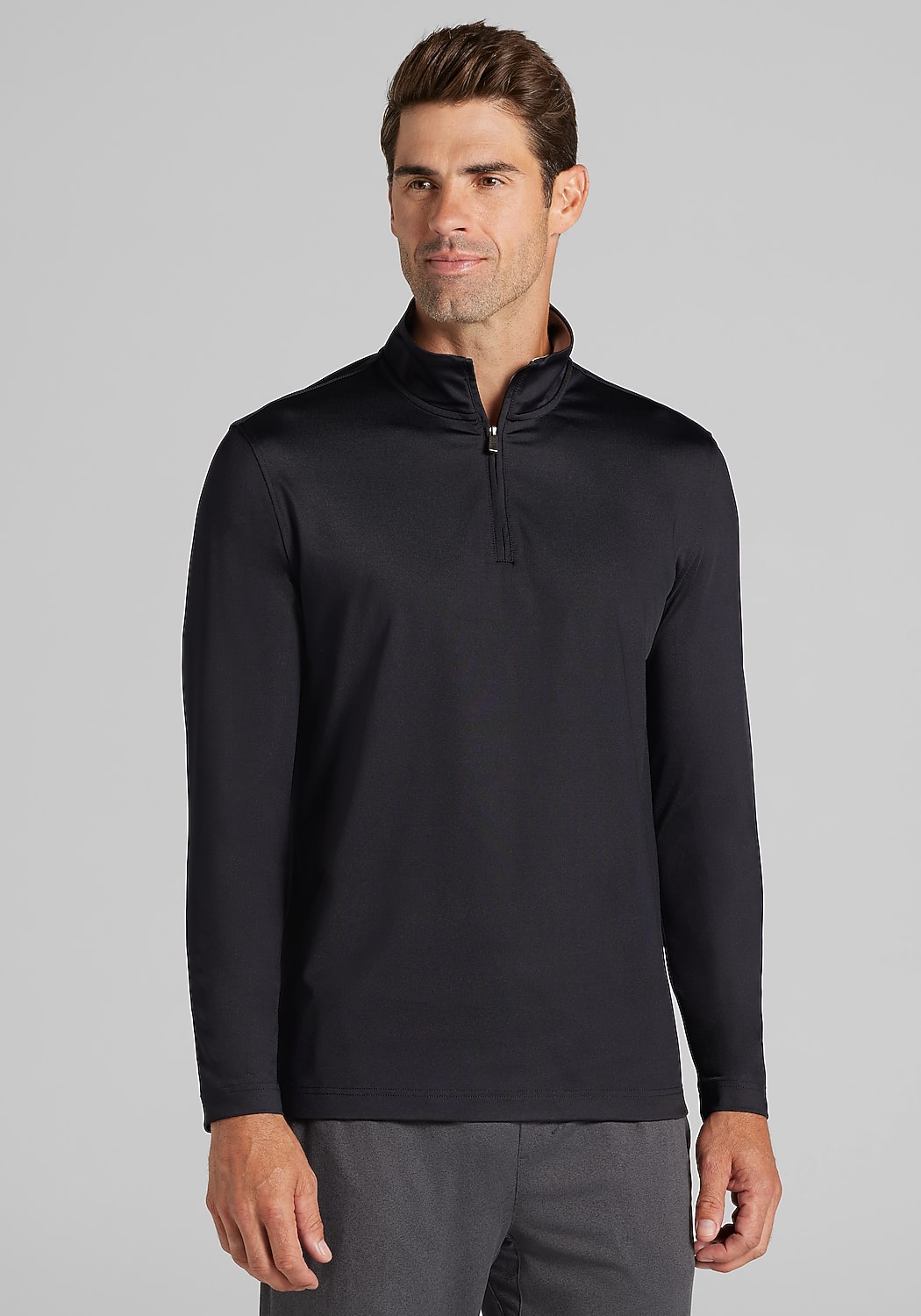 Traveler&reg; Collection Tailored Fit Performance 1/4 Zip Shirt CLEARANCE