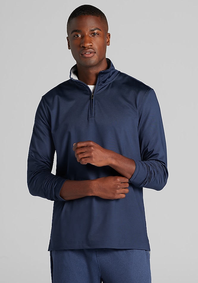 Traveler® Collection Tailored Fit Performance 1/4 Zip Shirt