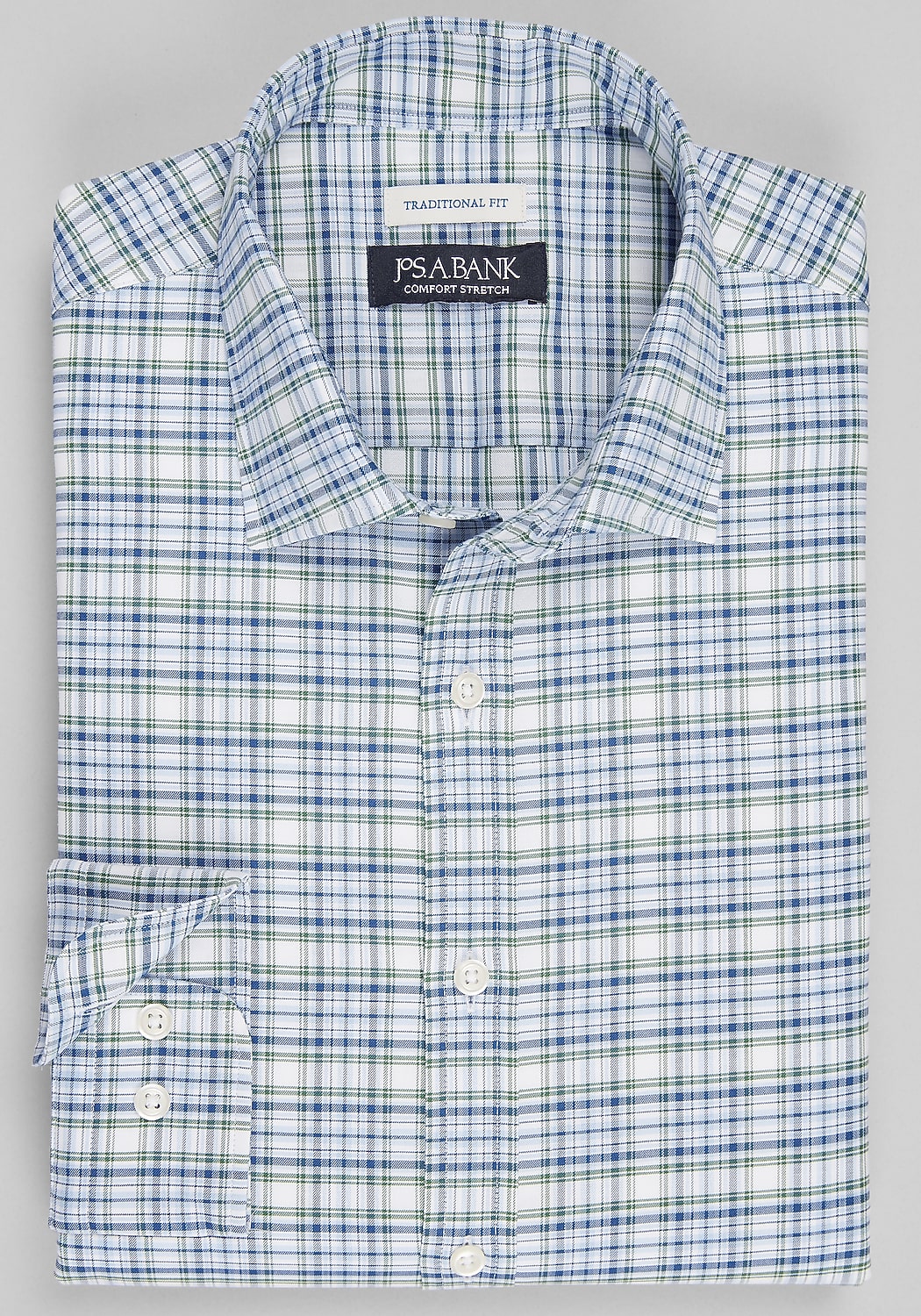 Jos. A. Bank Traditional Fit Large Check Sportshirt